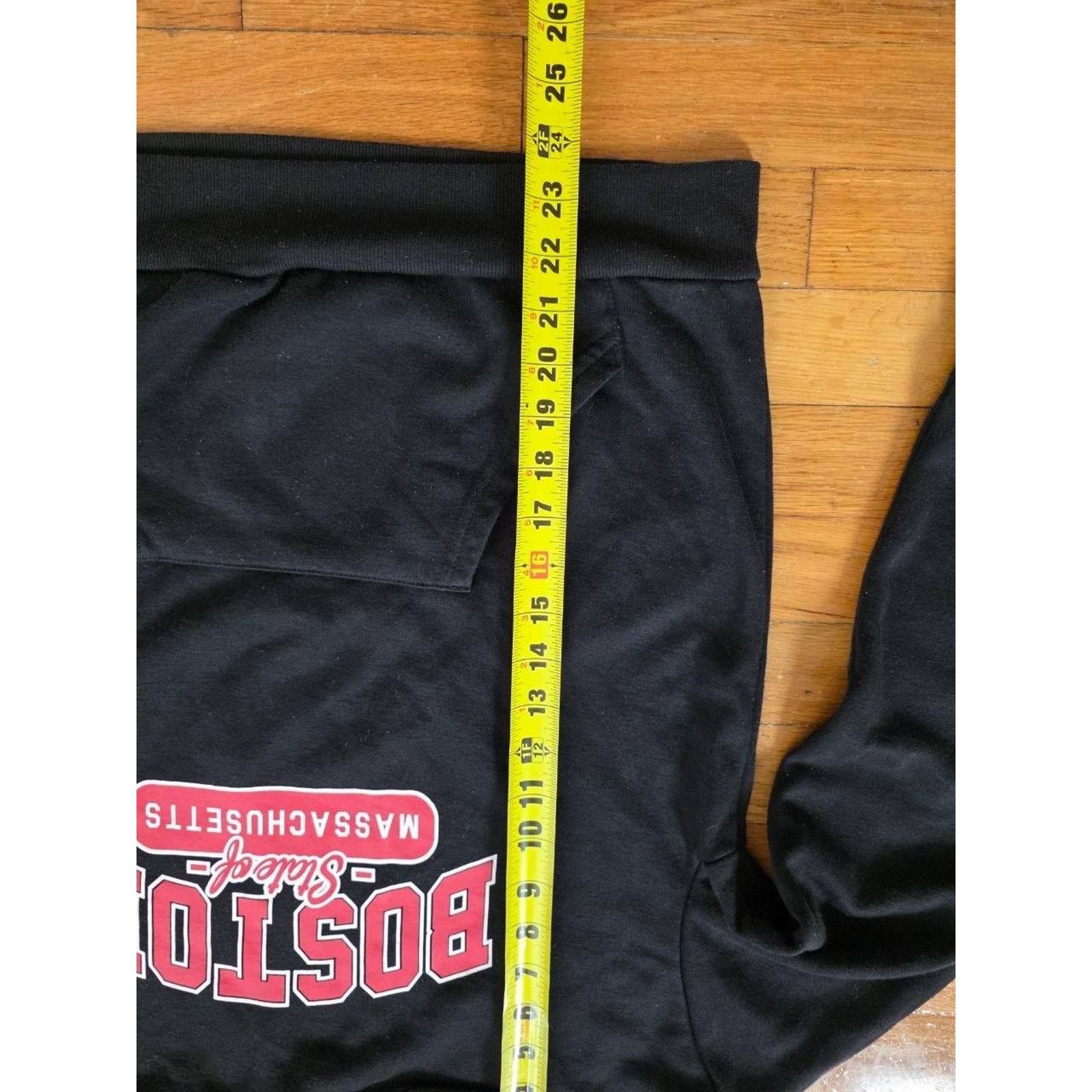 & Other Stories Primark Boston Arched Unisex Text Hoodie Black XS A001815 Size XS / US 0-2 / IT 36-38 - 2 Thumbnail