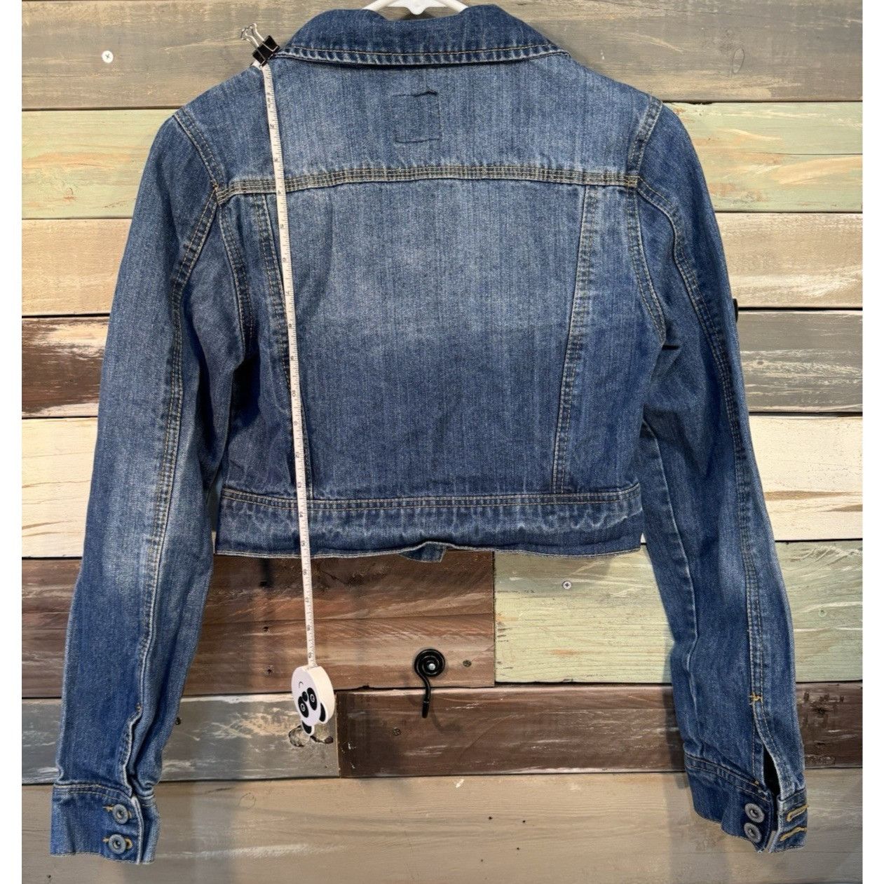 Levi's Highway Denim Blue Jean Jacket Women's MEDIUM Button Down - Size M / US 6-8 / IT 42-44 - 8 Thumbnail