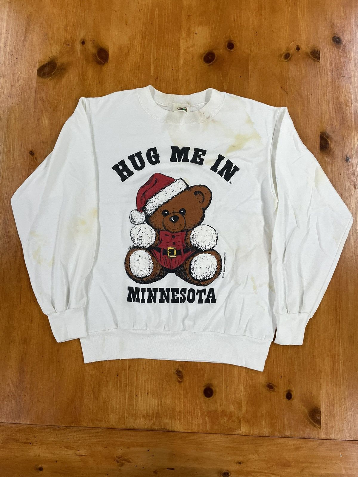 Vintage Vintage Crewneck Teddybear Vintage Sweatshirt Size US M / EU 48-50 / 2 - 1 Thumbnail