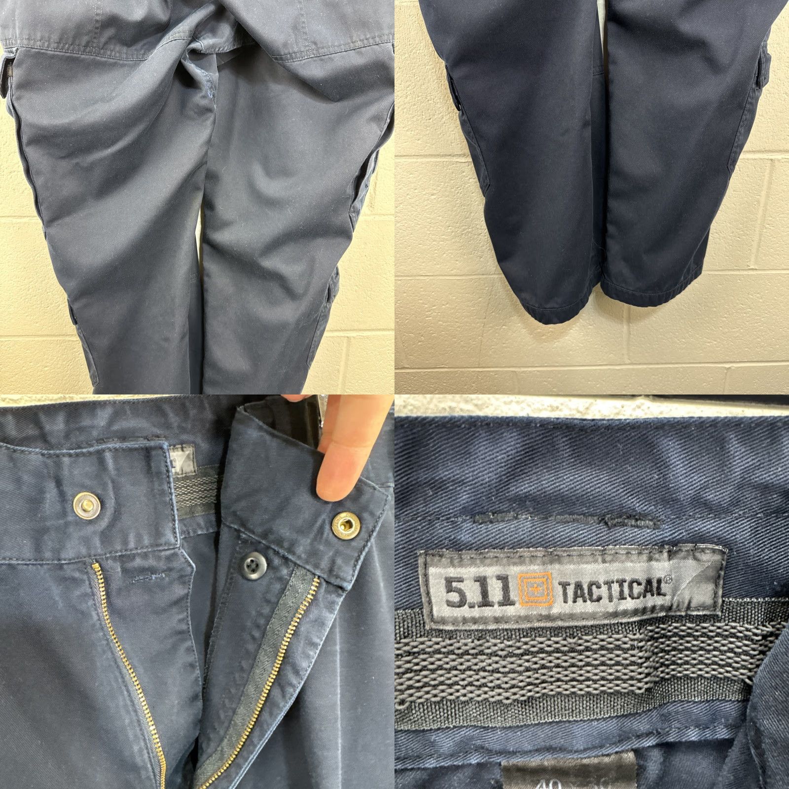 Vintage 5.11 Tactical Pants Mens 40x30 Navy Blue Taclite Pro Ripstop Cargo Utility 74273 Size US 40 / EU 56 - 9 Thumbnail