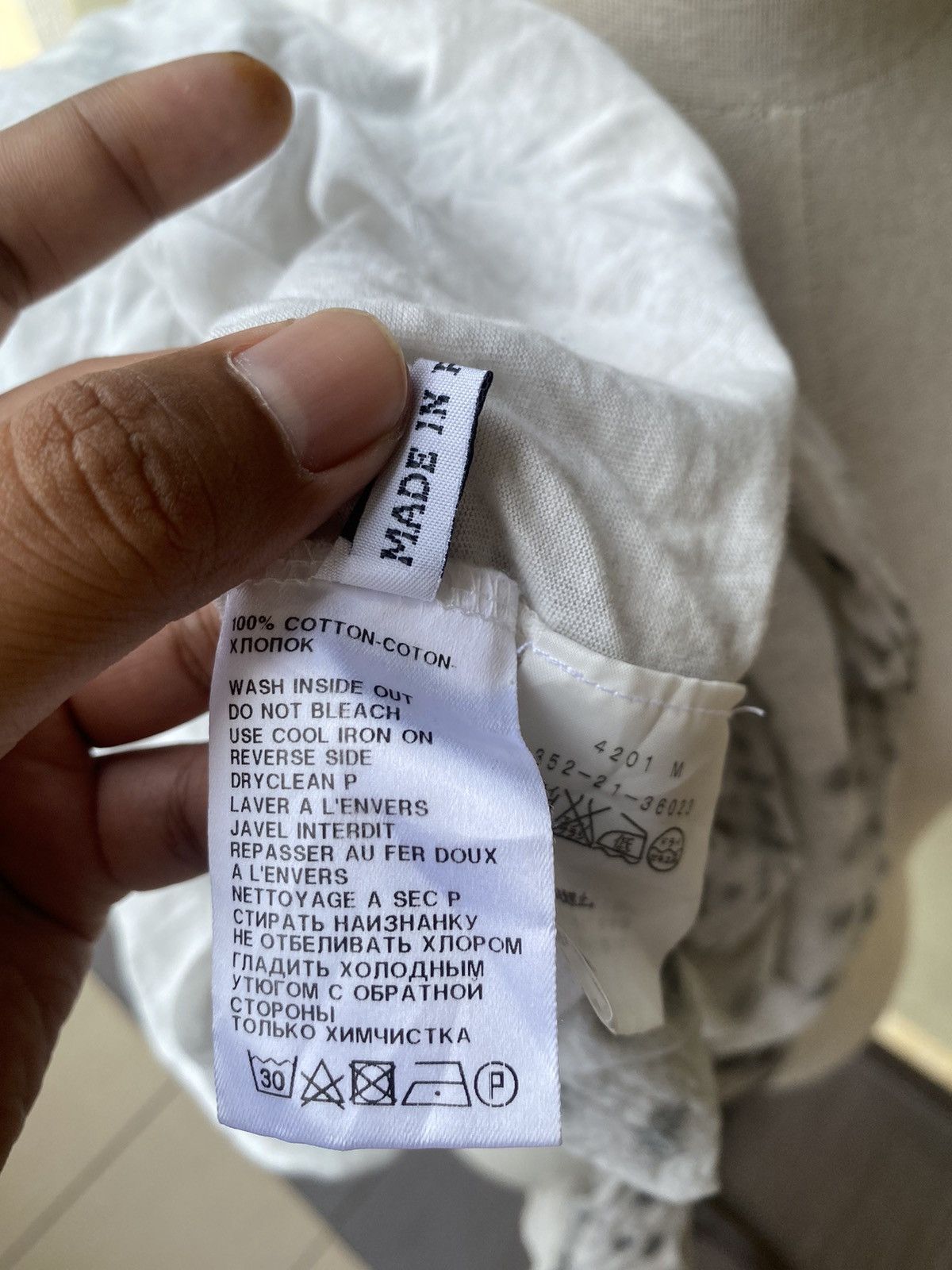 Ann Demeulemeester overprinted low Size XXS / US 00 / IT 34 - 9 Thumbnail