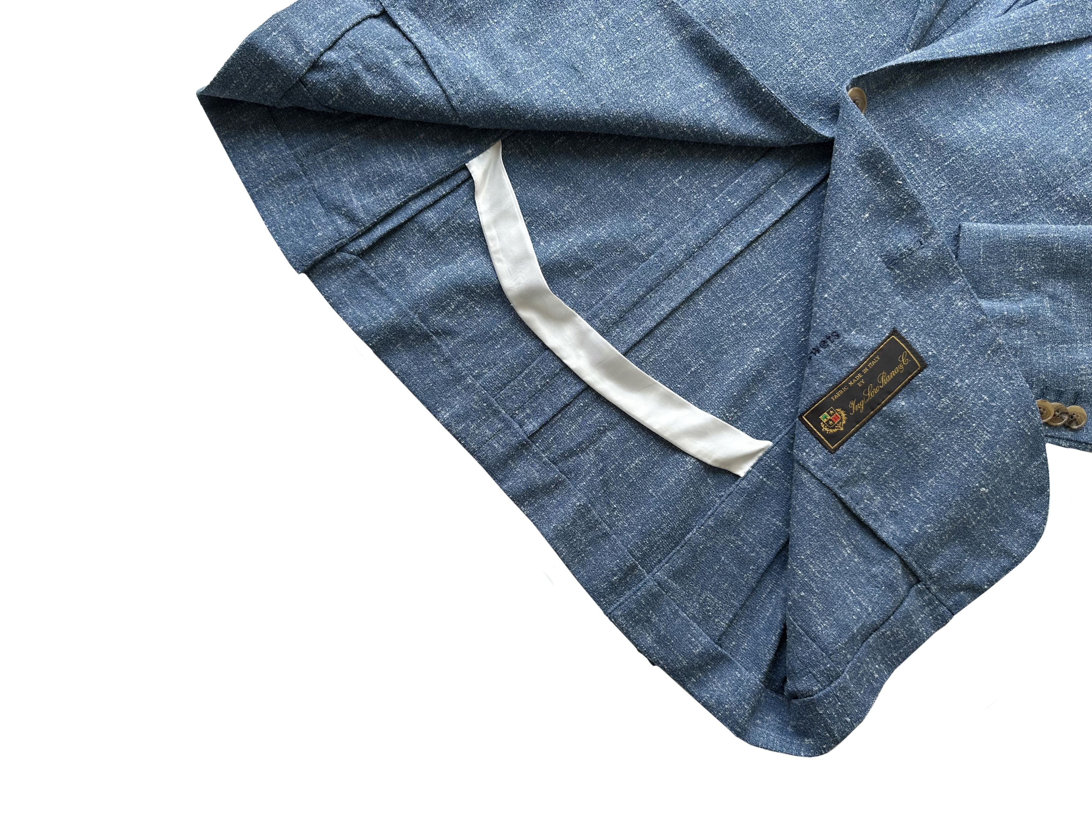 Loro Piana Zano x Loro Piana blue melange blazer Size 48R - 9 Thumbnail