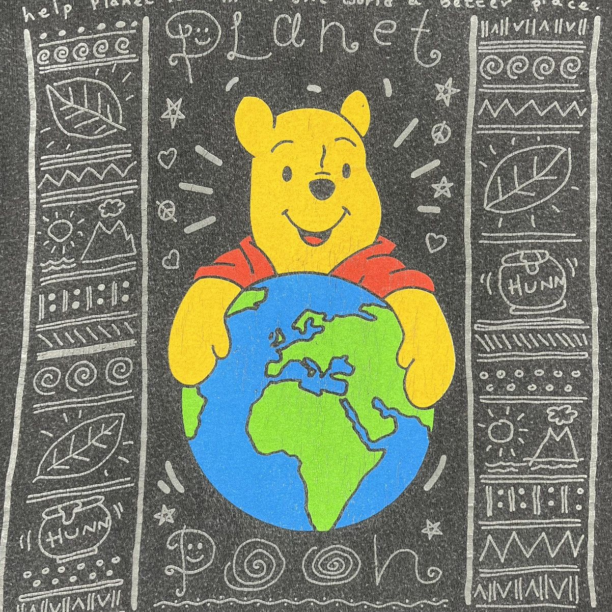 Disney Vintage Winnie Pooh y2k Disney cartoon tee 90’s Size US M / EU 48-50 / 2 - 7 Thumbnail