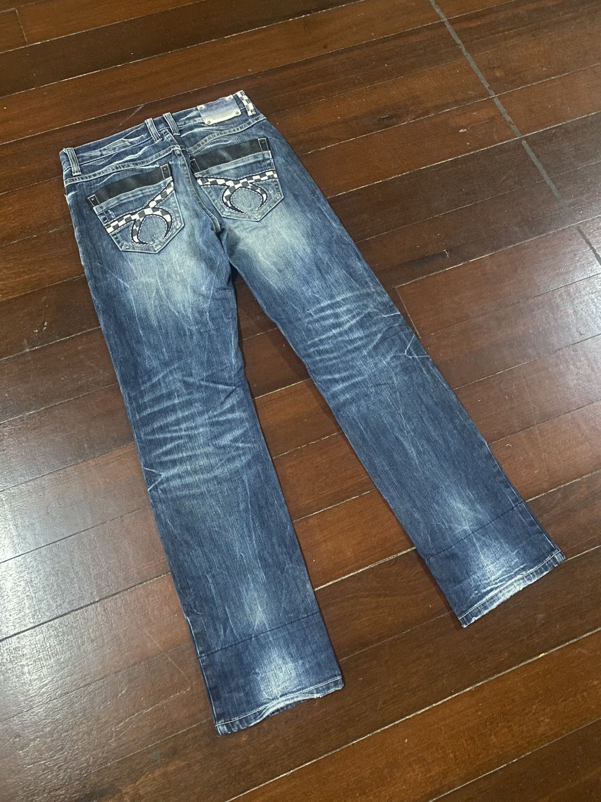 If Six Was Nine Flare Red Papper If six Was Nine Style Buckle Back Denim ☠️🎌 Size US 34 / EU 50 - 11 Thumbnail