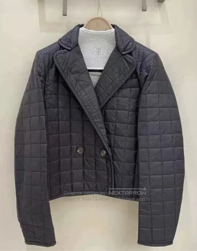 Brunello Cucinelli Brunello Cucinelli Quilted Cotton Short Jacket. Size US M / EU 48-50 / 2 - 6 Thumbnail