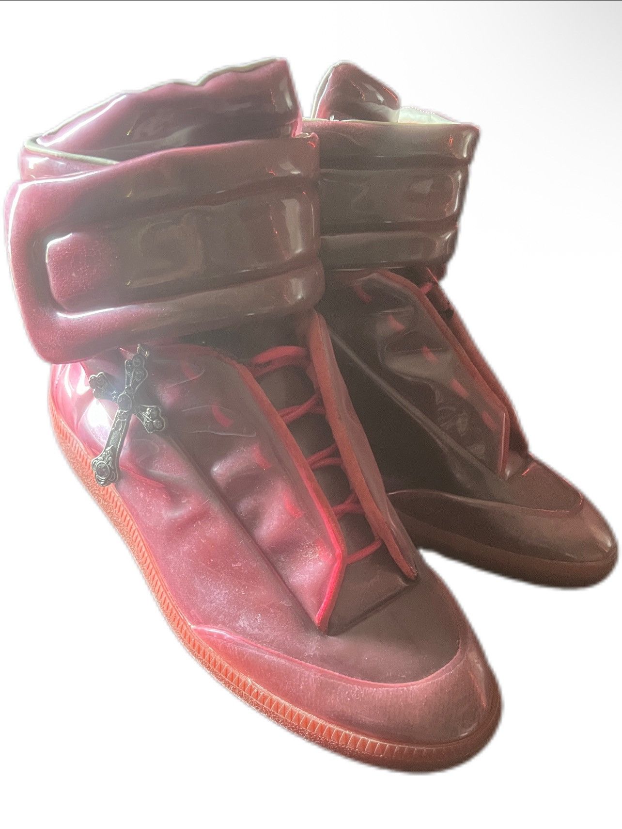Maison Margiela Maison Margiela Future Red PVC Size US 13 / EU 46 - 5 Thumbnail