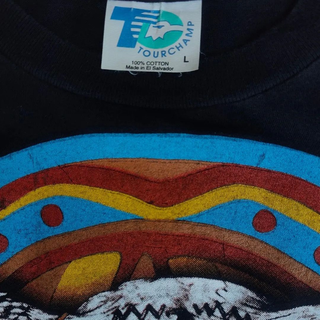 Vintage American Thunder "Bull Skull" Vintage Tee Size US L / EU 52-54 / 3 - 6 Thumbnail