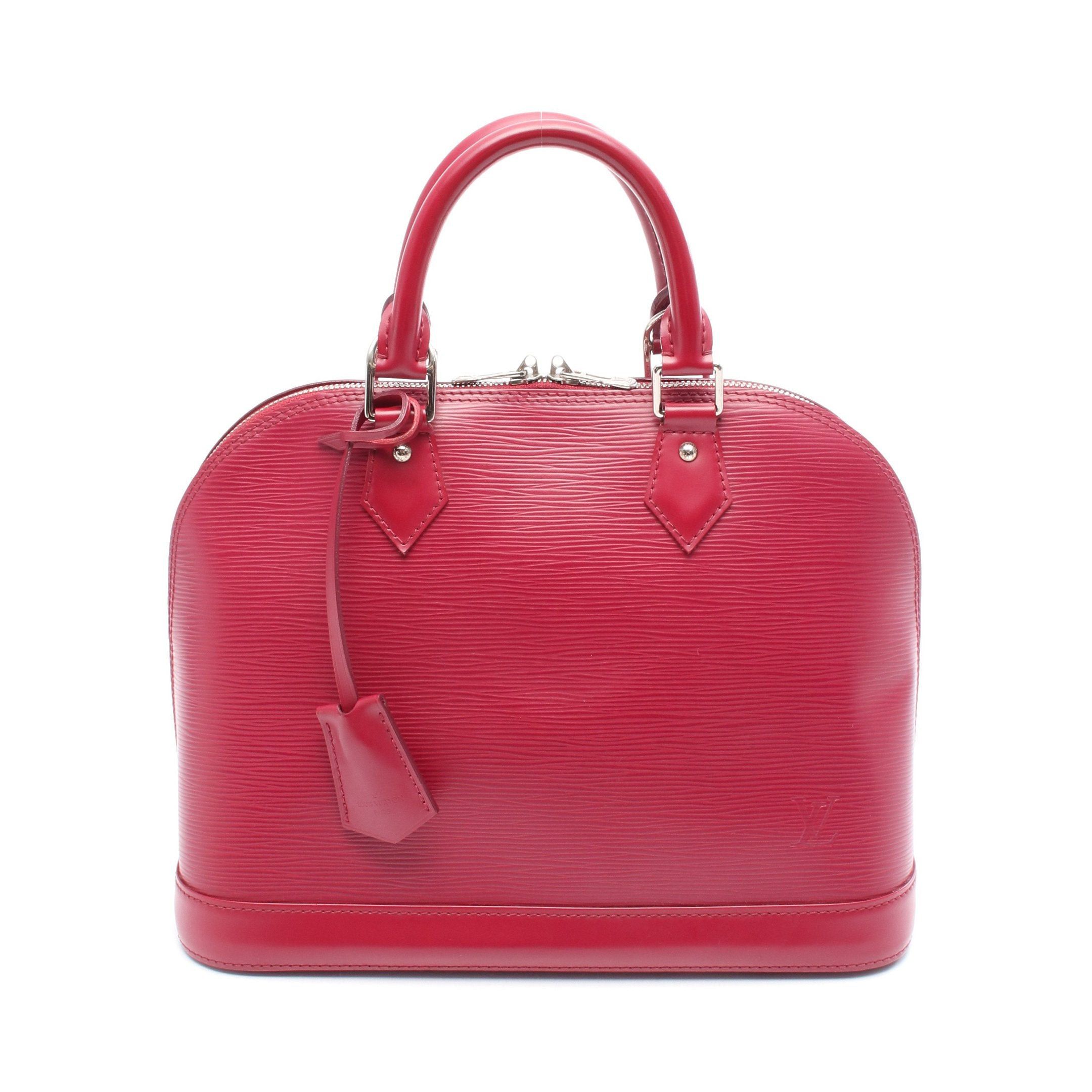 Louis Vuitton Louis Vuitton Alma Pm Epi Fuchsia Handbag Leather Pink Purple Size ONE SIZE - 1 Thumbnail