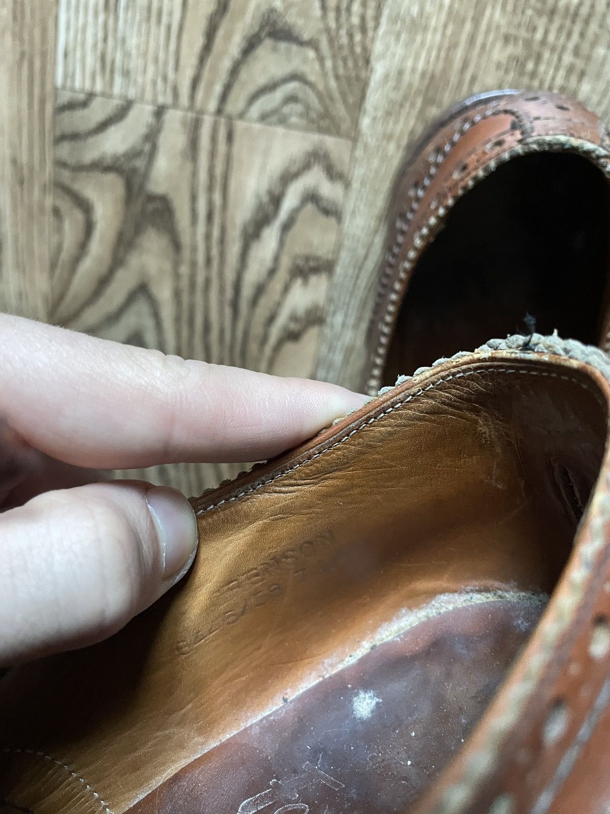 Grenson Grenson Design benchmade Oxford Brogues leather Shoes Size US 7.5 / EU 40-41 - 11 Thumbnail