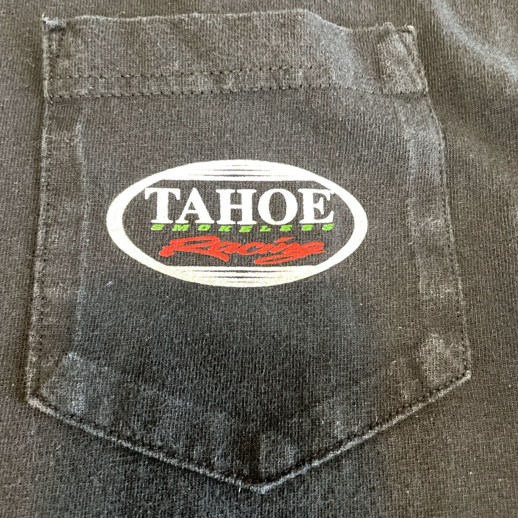 Vintage TAHOE RACING Alstyle T-Shirt Large Black Short Sleeve #56 Mens Size US L / EU 52-54 / 3 - 2 Thumbnail
