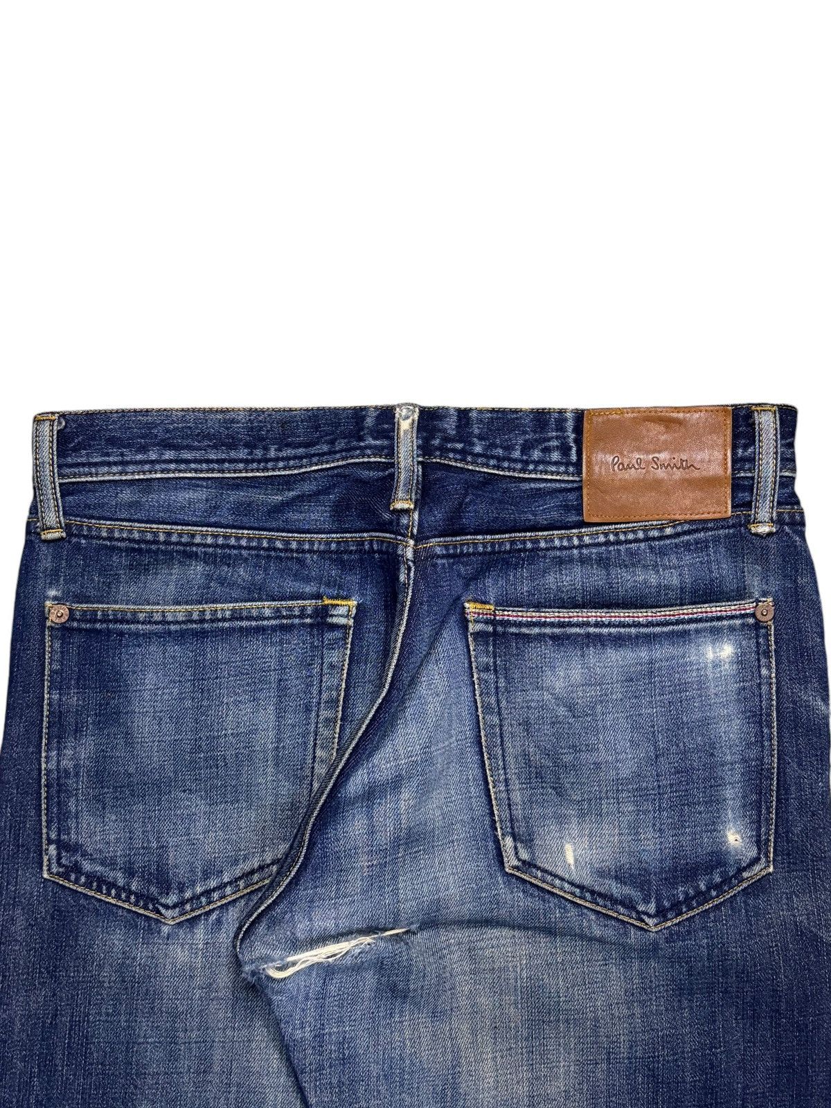 Paul Smith Vintage Paul Smith Mud Wash Distressed Loose Jeans Size US 31 - 10 Thumbnail