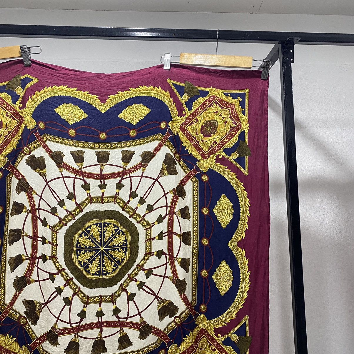 Lancel × Vintage Lancel 35” x 35” Silk Satin Scarf 90s LV CK Size ONE SIZE - 2 Thumbnail
