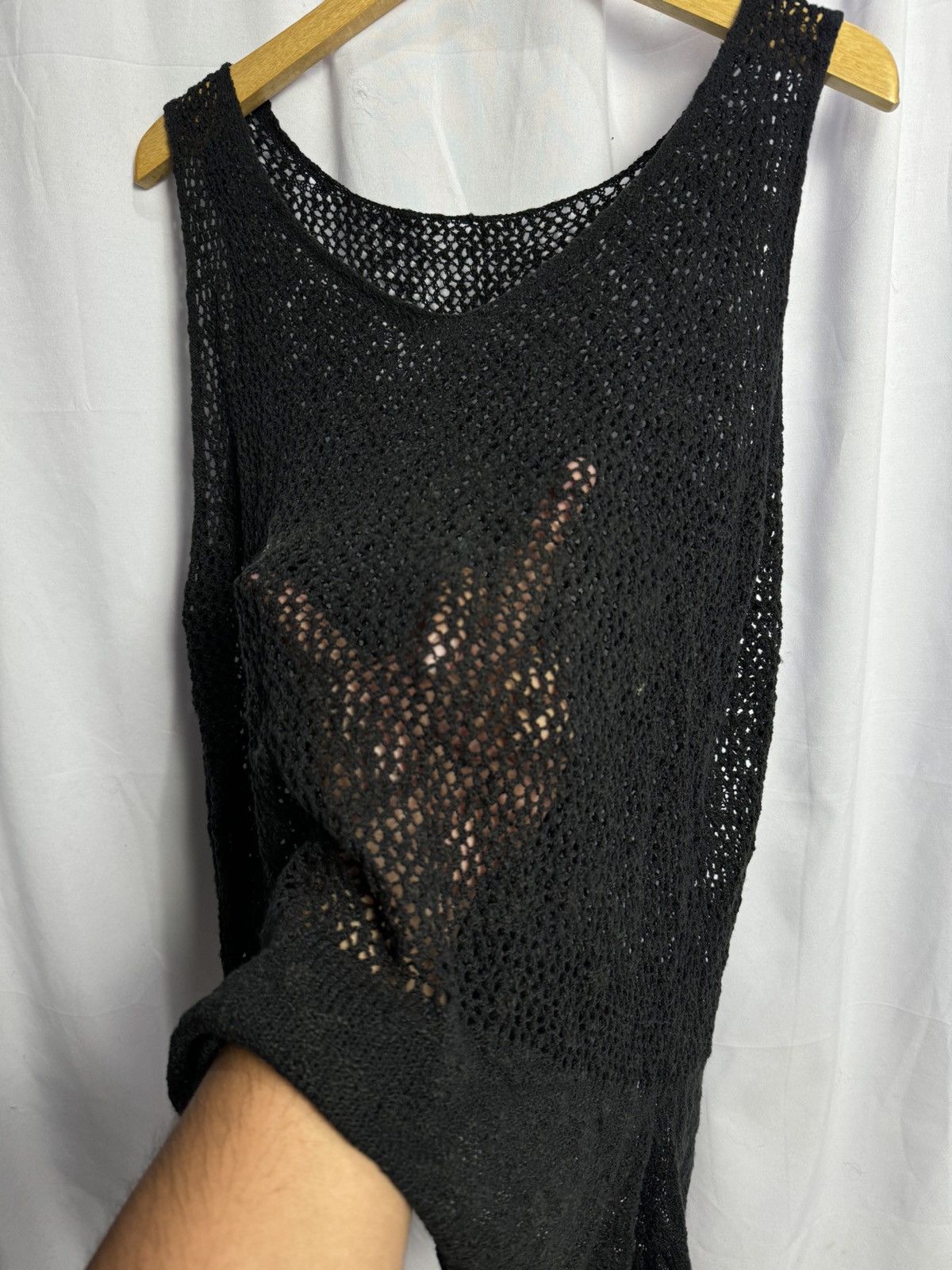 If Six Was Nine Japanese Open Knit Tanktop Style Sid Vicious Size US M / EU 48-50 / 2 - 4 Thumbnail