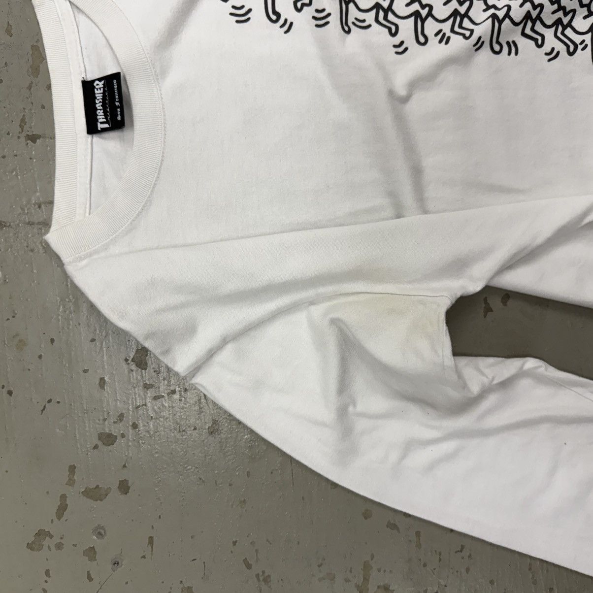 Keith Haring Keith Haring Thrasher Skateboard Tee Longsleeve Size US M / EU 48-50 / 2 - 8 Thumbnail
