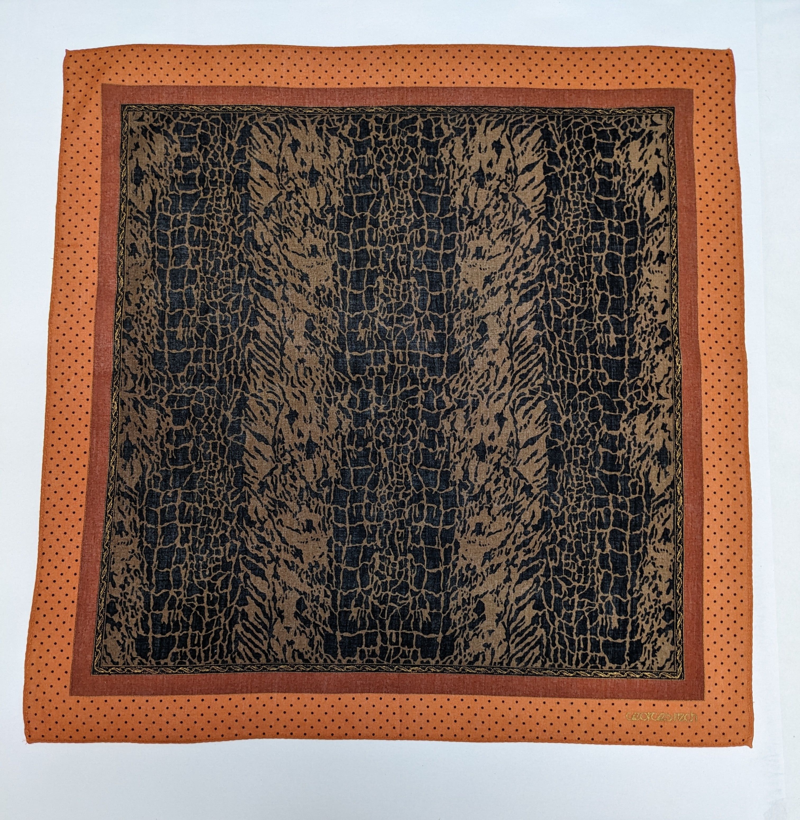 Other GEORGES RECH Animal Print Polka Dot Cotton Handkerchief Size ONE SIZE - 4 Thumbnail
