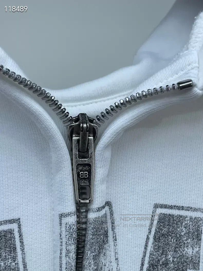 Balenciaga Balenciaga Faded Letter Embroidered Hoodie Size US XS / EU 42 / 0 - 4 Thumbnail
