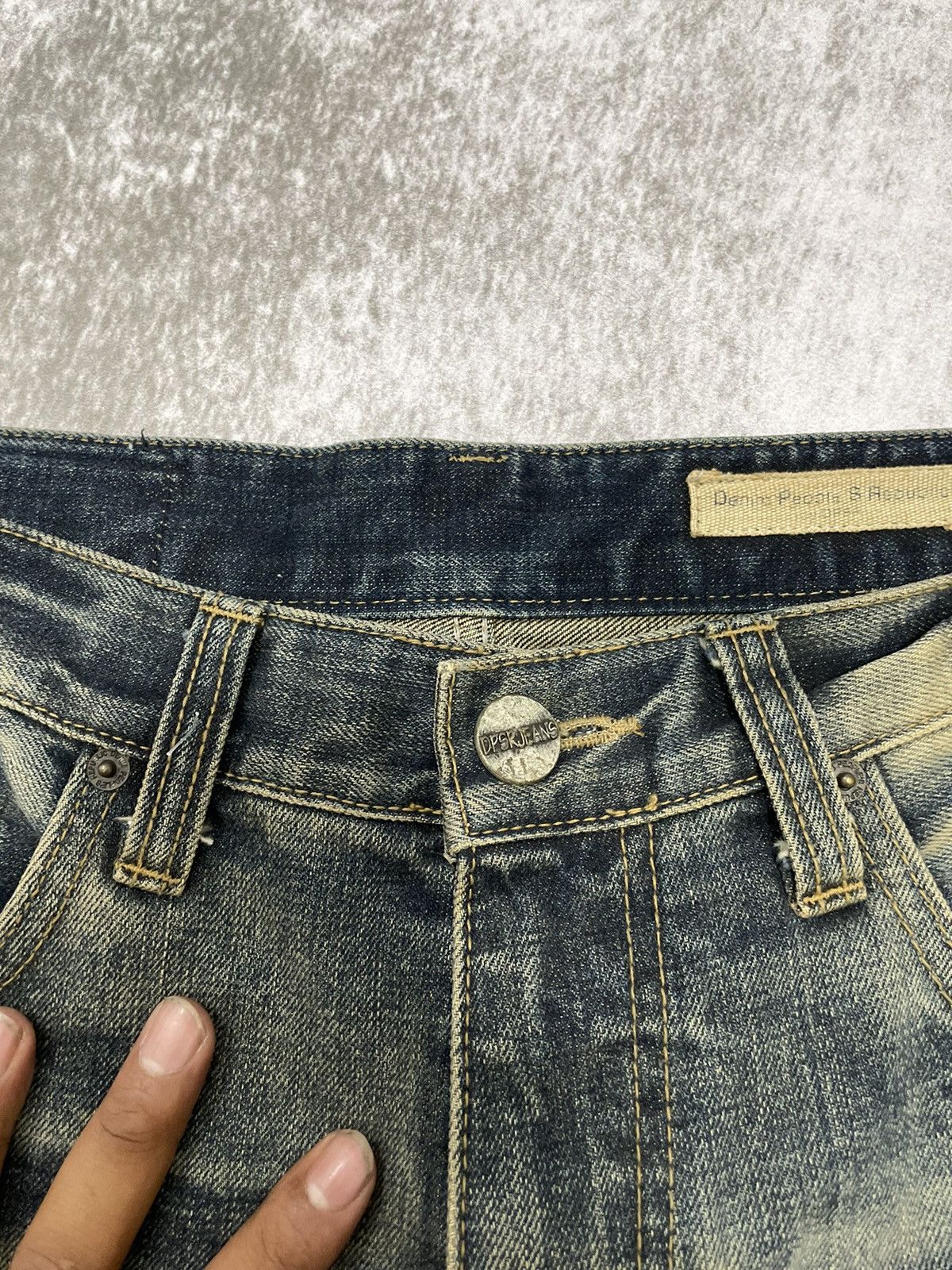 Hysteric Glamour 2000s distressed acid wash japan jorts y2k style Size US 32 / EU 48 - 4 Thumbnail