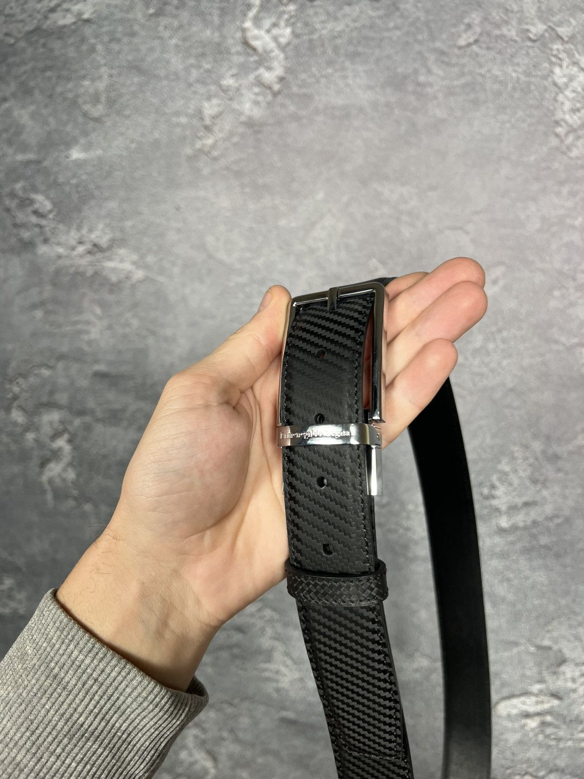Ermenegildo Zegna Ermenegildo Zegna Leather Belt With Logo One Size Size ONE SIZE - 2 Thumbnail