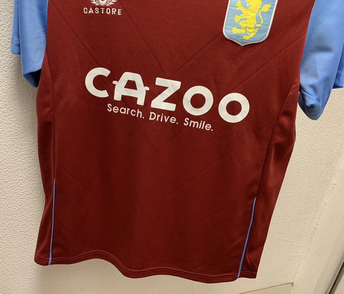 Castore AVFC Aston Villa castors soccer jersey M sz Size US M / EU 48-50 / 2 - 4 Thumbnail