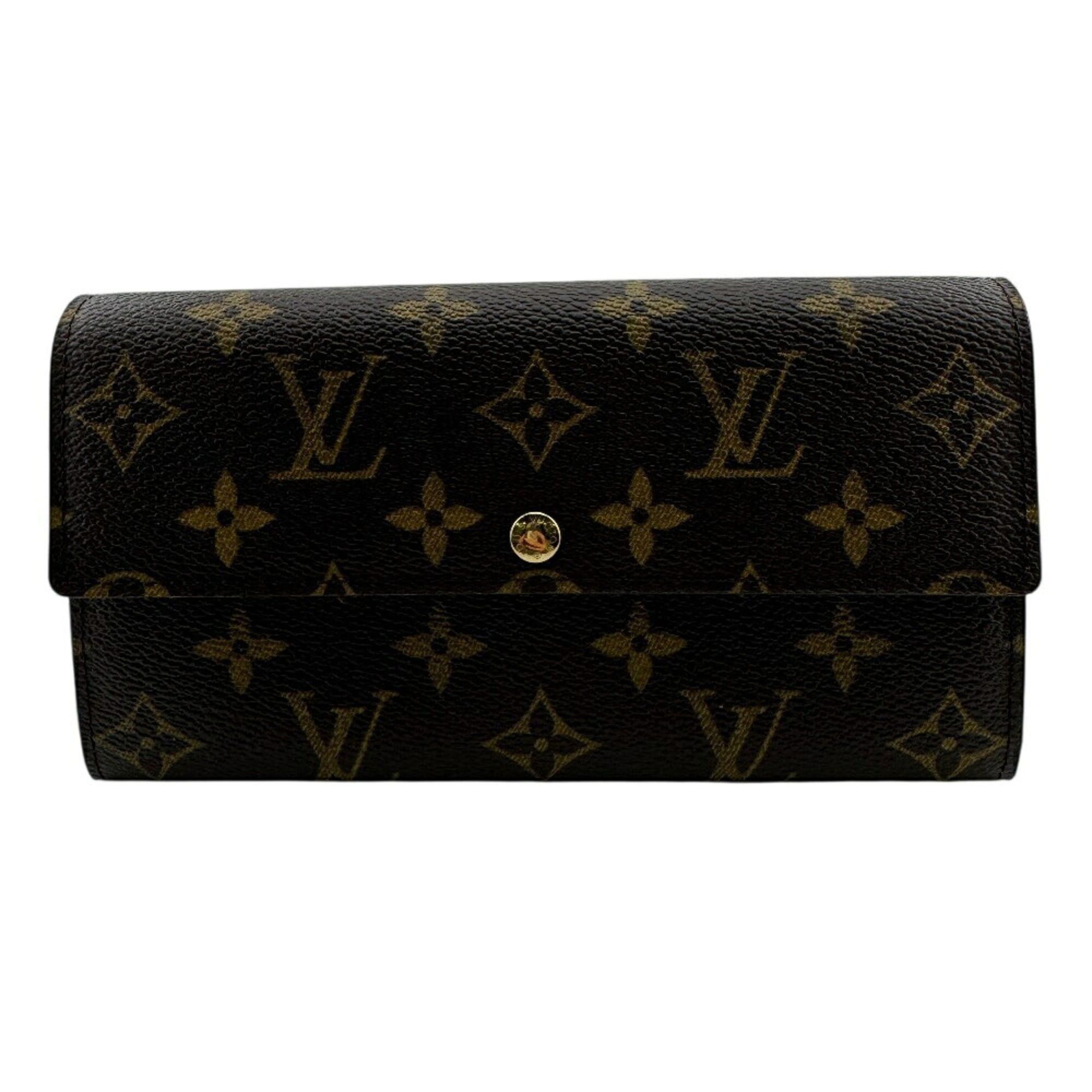 Louis Vuitton Louis Vuitton Portefeuille Sarah Monogram Long Wallet Brown Size ONE SIZE - 1 Thumbnail