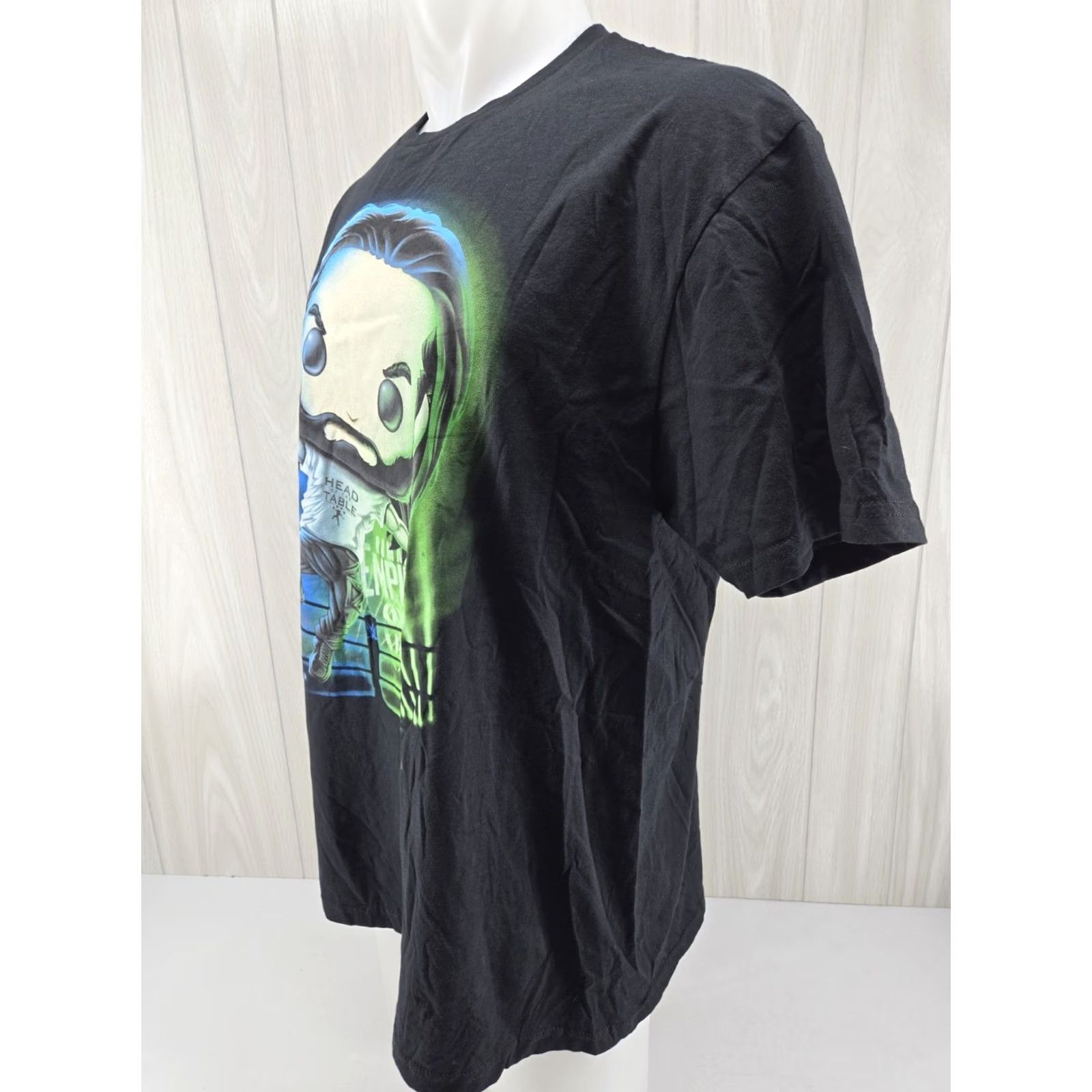 Vintage Funko Pop! WWE Roman Reigns Head Of The Table T Shirt XL Black Mens WWE Shirt Size US XL / EU 56 / 4 - 4 Thumbnail