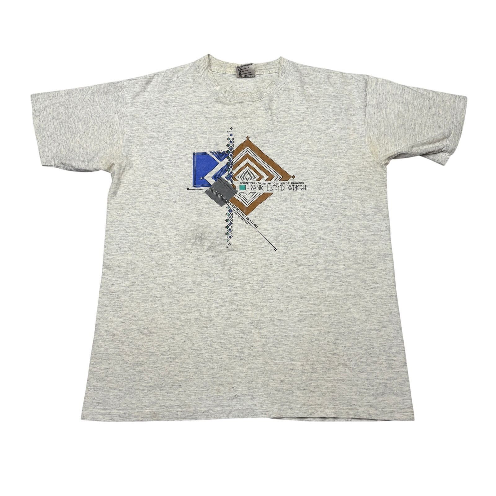 Vintage VTG 1991 Frank Lloyd Wright Bountiful Davis Art Center XL Size US XL / EU 56 / 4 - 1 Thumbnail