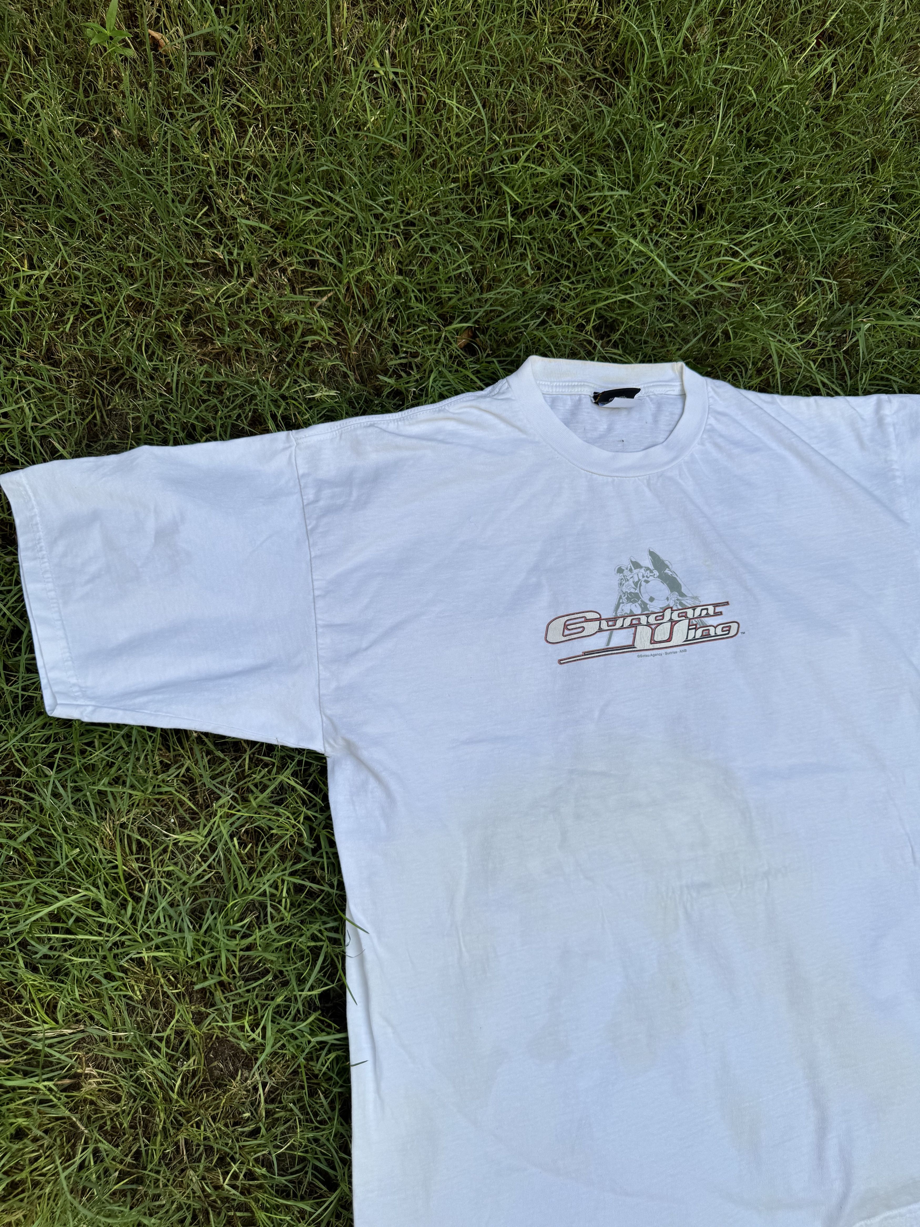 Anime Vintage 2000 Anime Mobile Suit Gundam Wing T-shirt White Size US XL / EU 56 / 4 - 4 Thumbnail