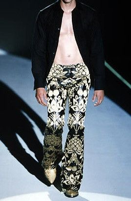 Gucci S/S 2000 Runway Flared Leather Pants (SS00, Tom Ford) Size US 30 / EU 46 - 11 Thumbnail