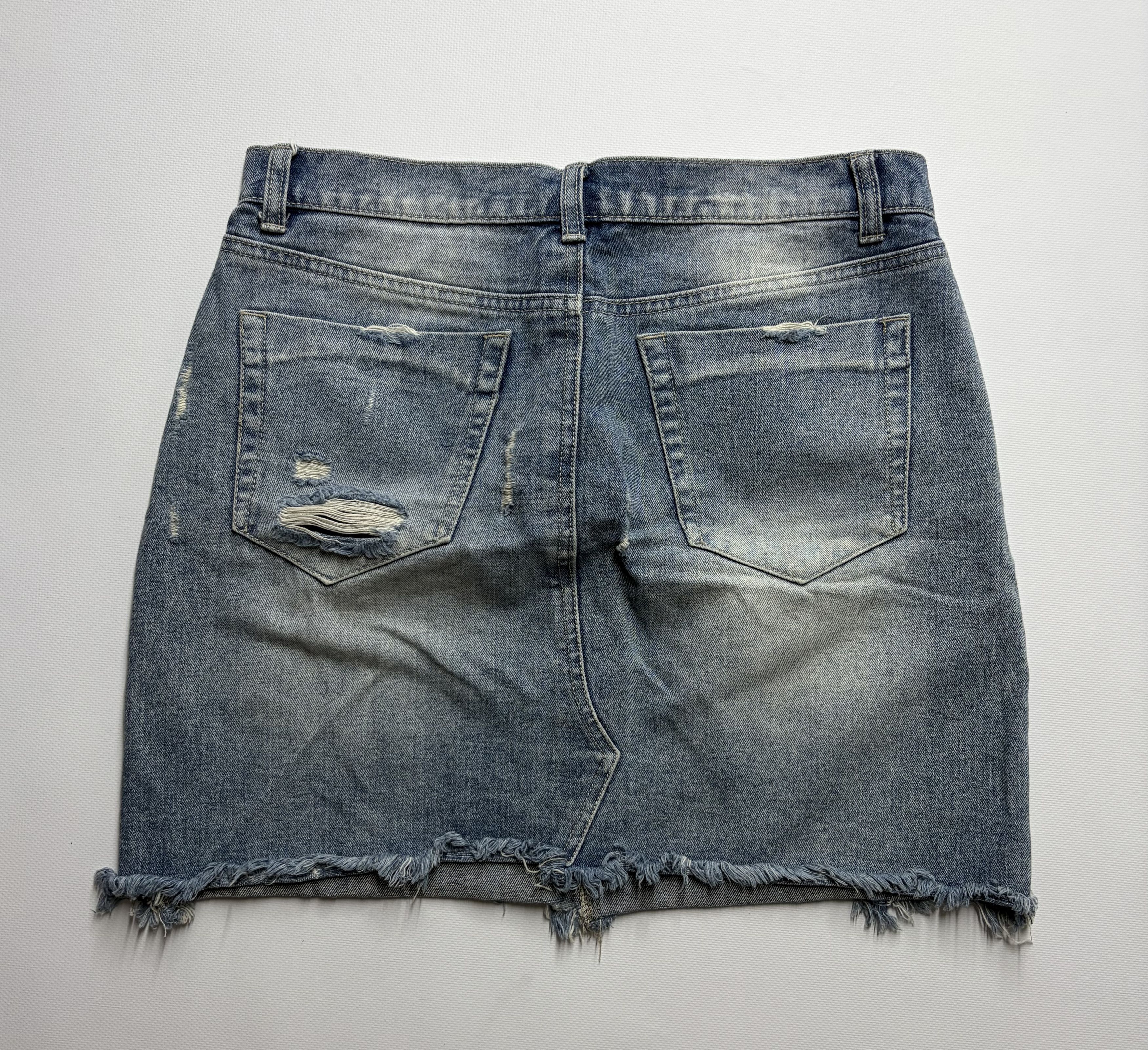 Vintage Women's Midi Denim Skirt Size 29" - 4 Thumbnail