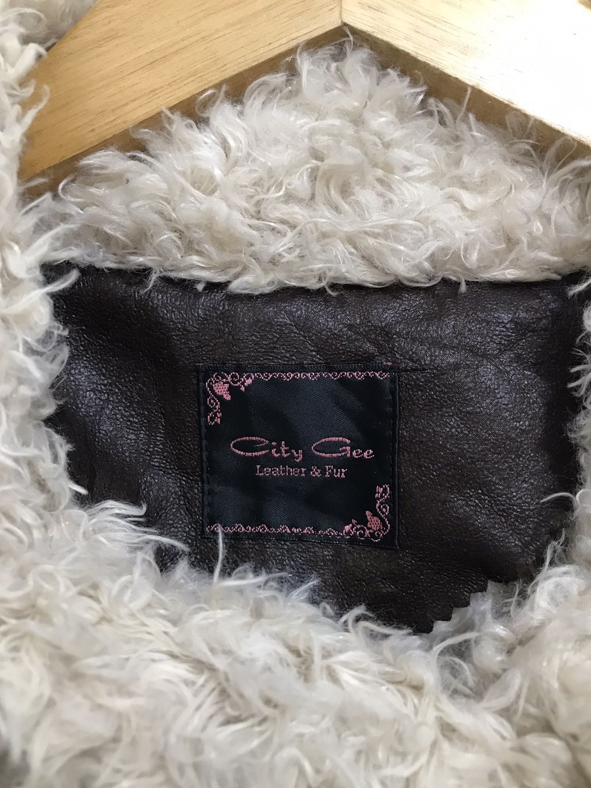 BUFFALO BOBS Japanese Faux Fur Jacket leather incarnation style Size US M / EU 48-50 / 2 - 9 Thumbnail