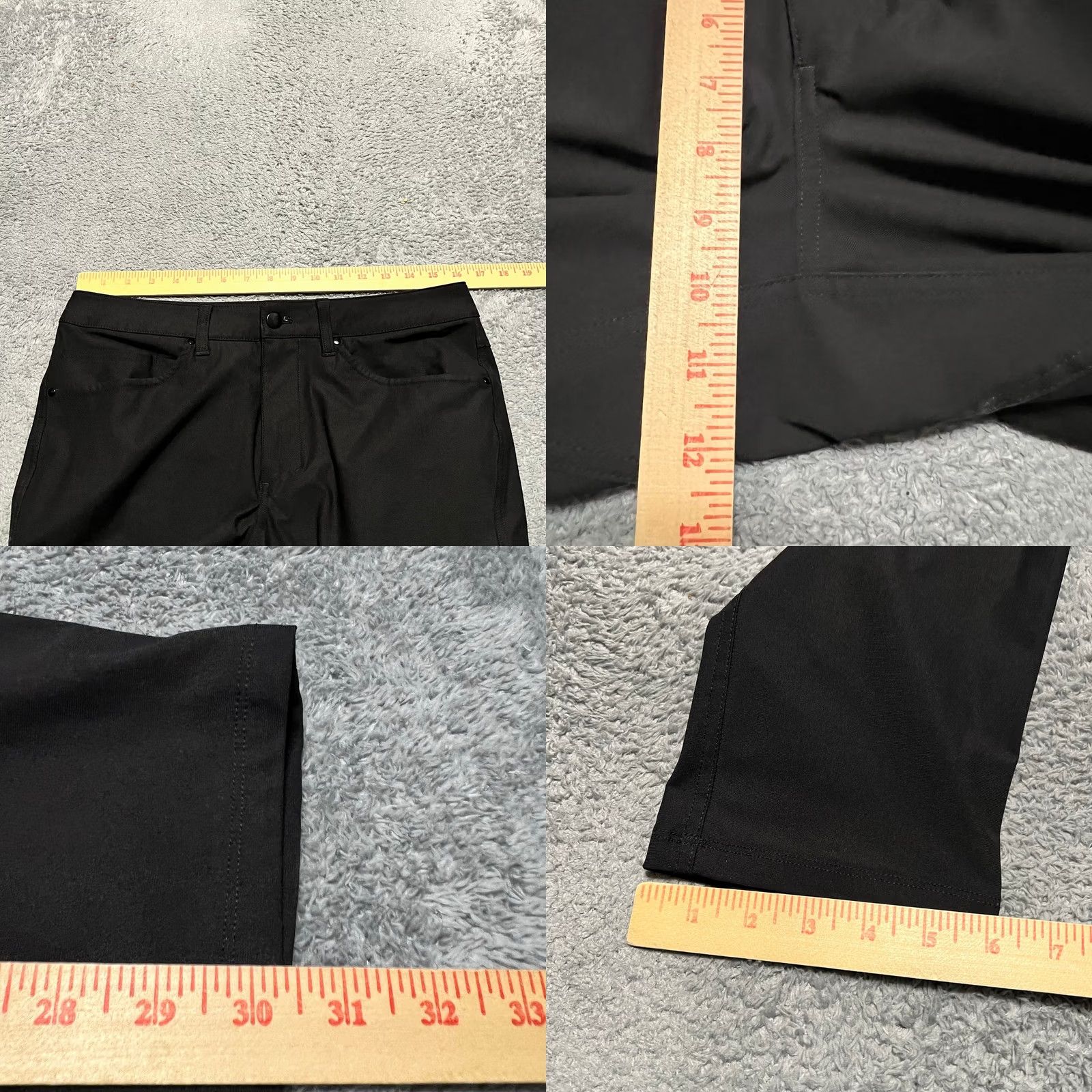 Lululemon Lululemon Pants Mens 31 x30.5 ABC Slim Fit Warpstreme Stretch M5972S Black, 30 in Inseam, Men's Ankle Pants Size 31 Regular Size US 31 - 8 Thumbnail