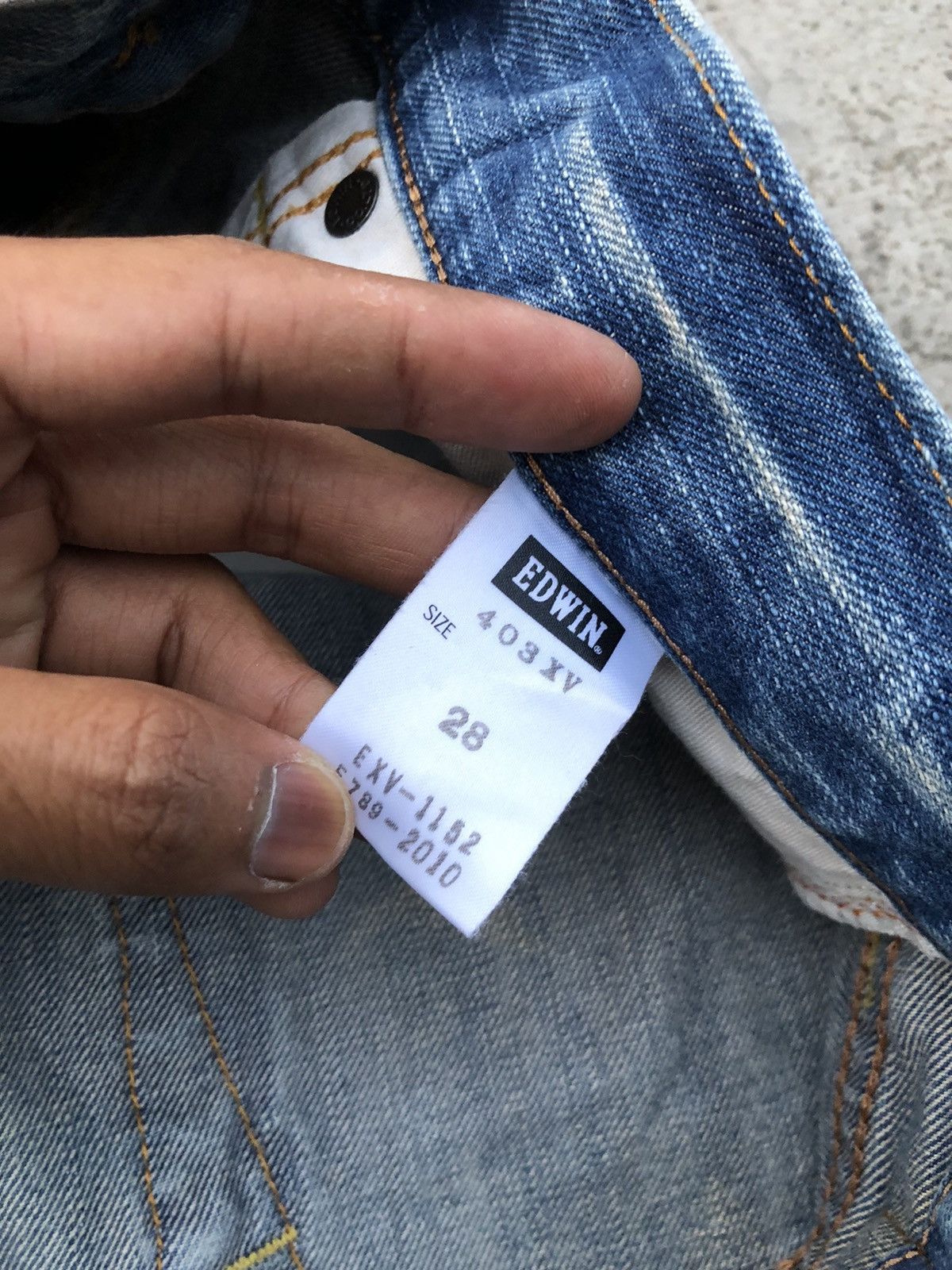 Edwin × Japanese Brand EDWIN PATCHWORK DISTRESSED DENIM Size US 30 / EU 46 - 8 Thumbnail