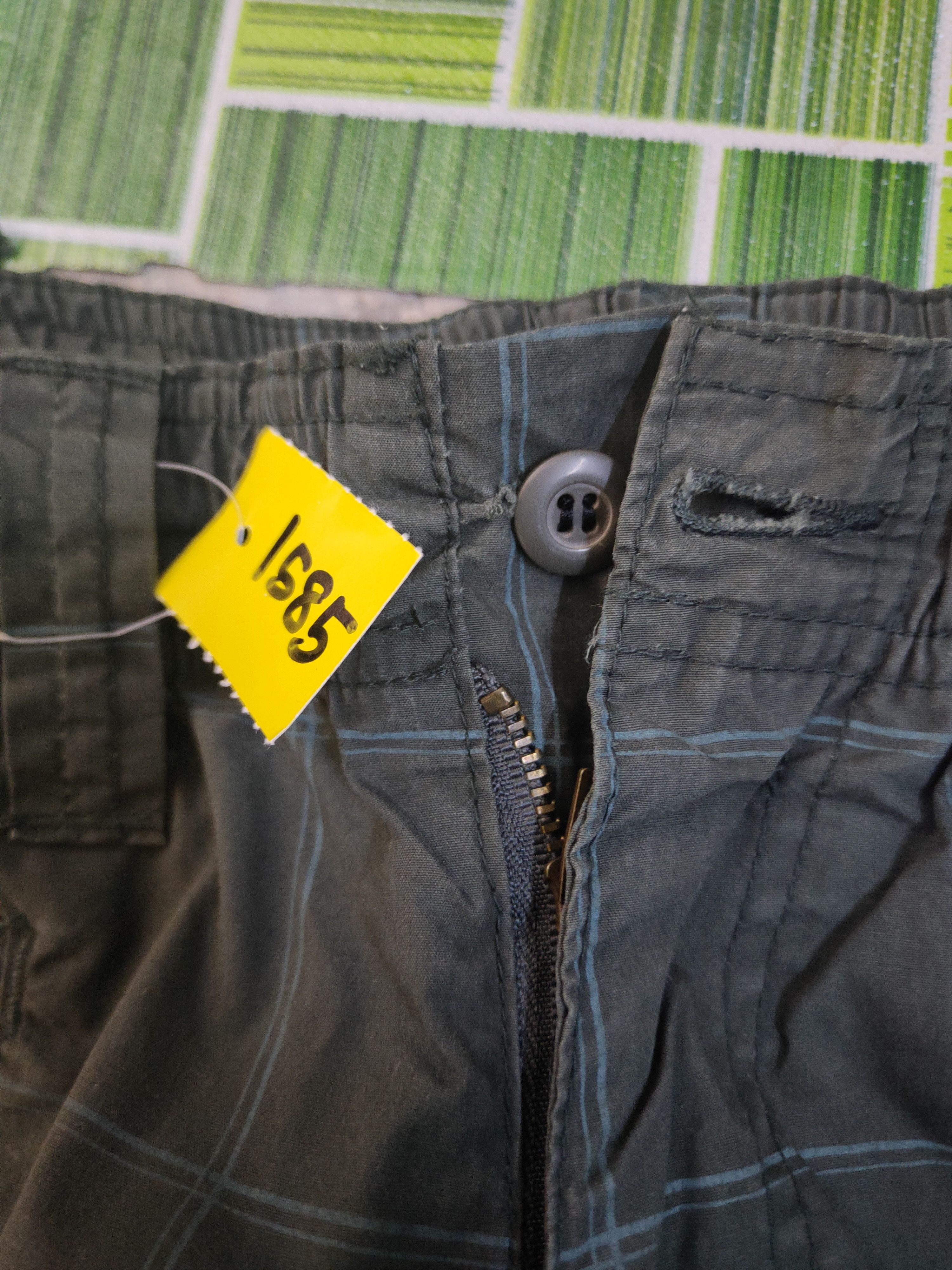 Japanese Brand DL Piko Olive Multipocket Cargo Sweatpants #1585 Size US 28 / EU 44 - 15 Thumbnail