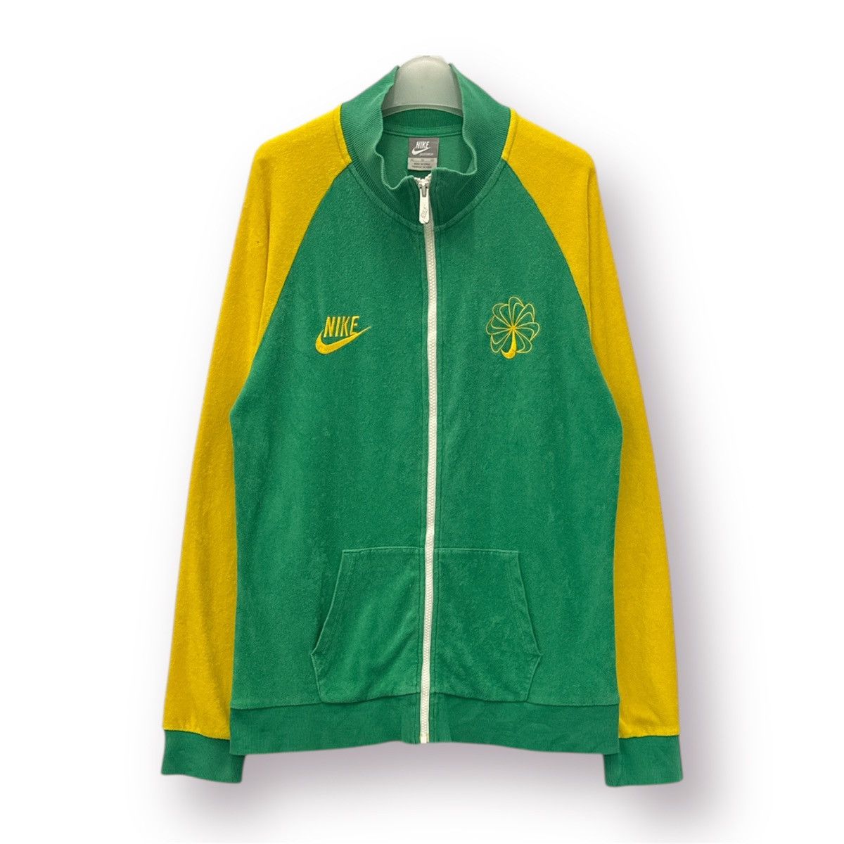 Nike 🔥 Vintage Y2K Nike Pinwheel Velour sweat hoodie zipper - XL Size US S / EU 44-46 / 1 - 1 Thumbnail