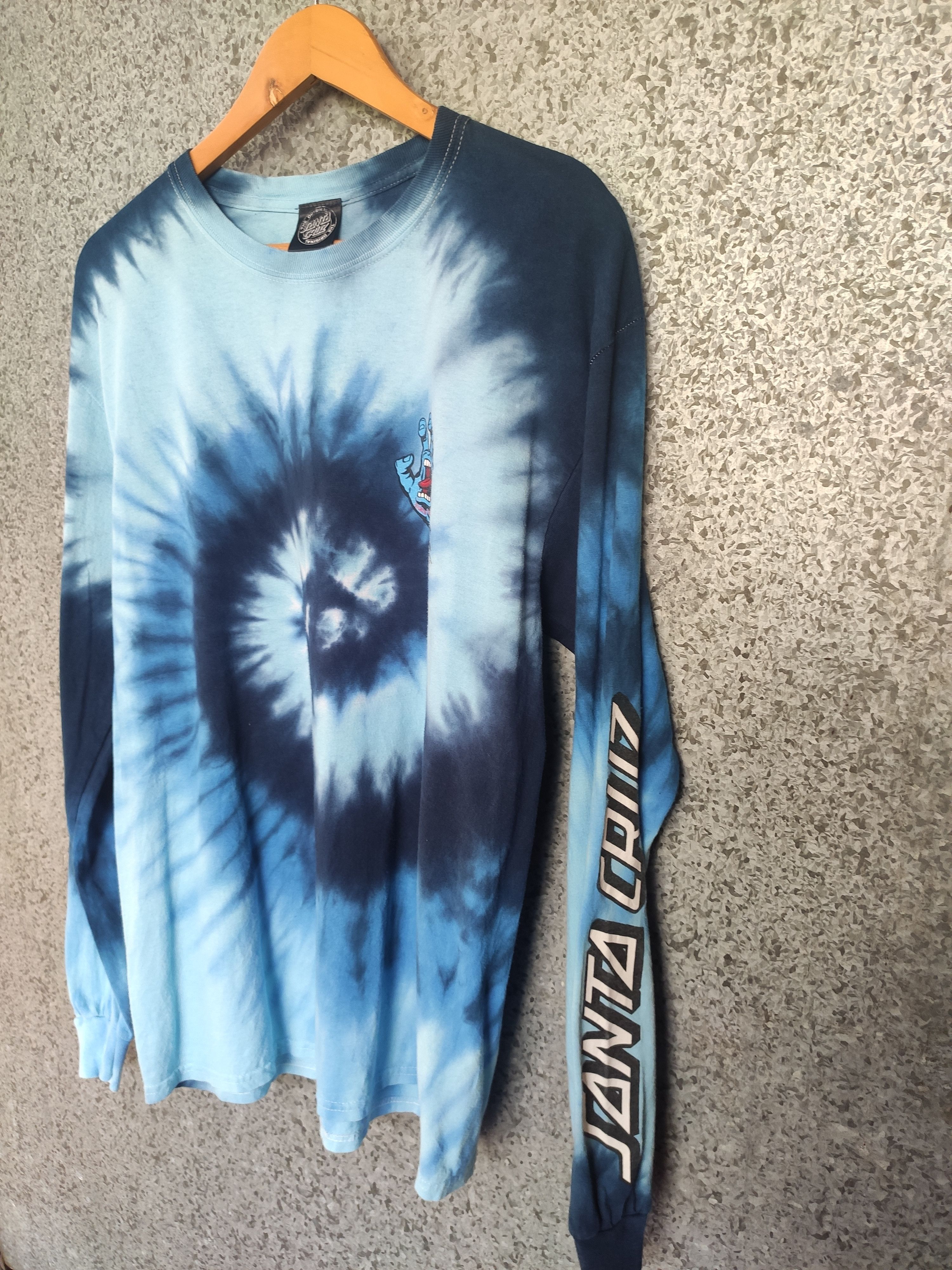 Santa Cruz Skateboards 🔥 Vintage Santa Cruz t shirt long sleeve tye dye Size US L / EU 52-54 / 3 - 7 Thumbnail