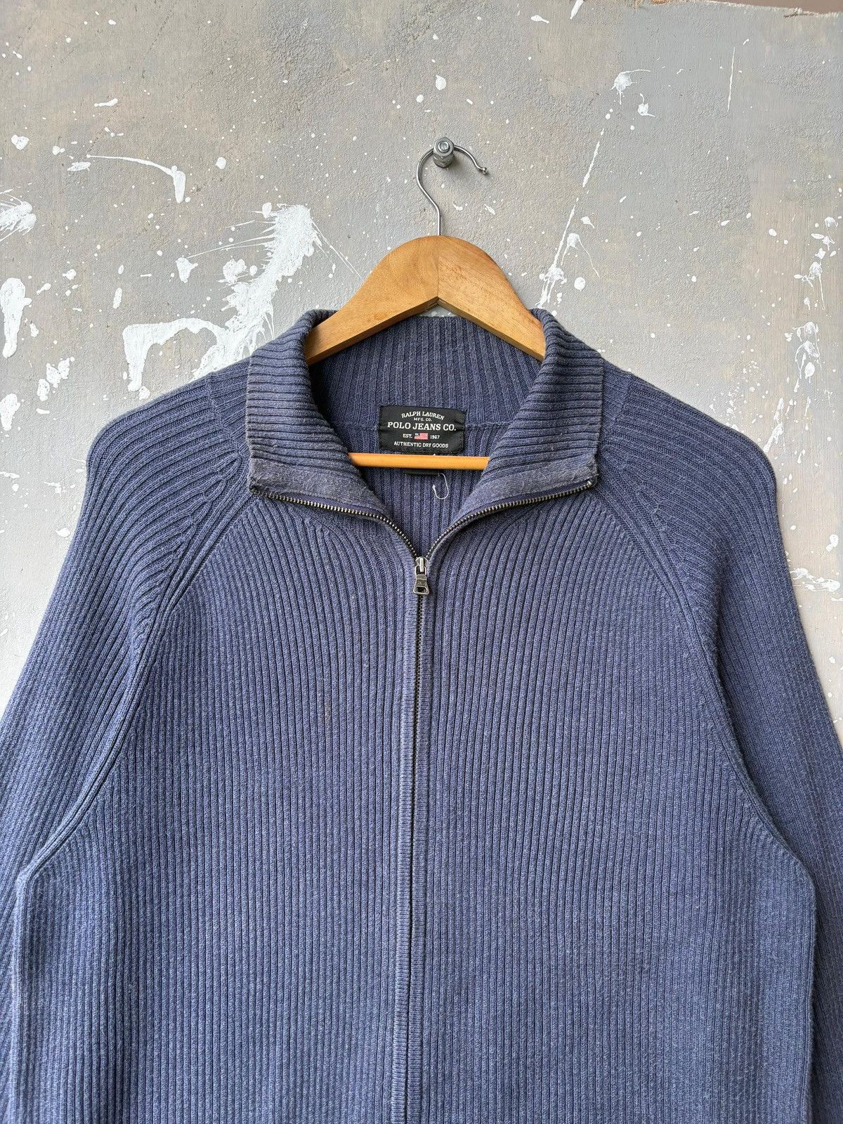 Polo Ralph Lauren Vintage Polo Jeans Co. Ralph Lauren Knitted Cardigan Jacket Size US L / EU 52-54 / 3 - 2 Thumbnail