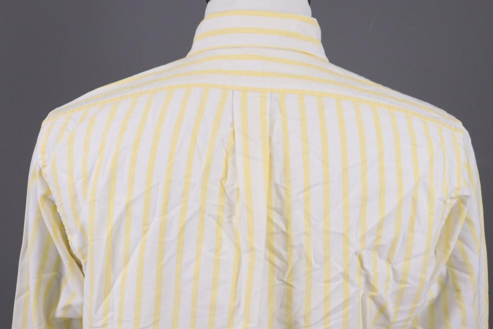 Polo Ralph Lauren Vintage Ralph Lauren Shite Striped Shirt Size 14 / 33 Size US M / EU 48-50 / 2 - 9 Thumbnail