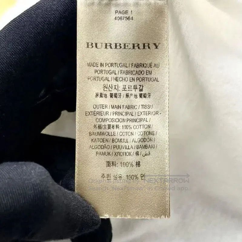 Burberry Burberry Graphic Logo White Cotton T. Size US M / EU 48-50 / 2 - 4 Thumbnail