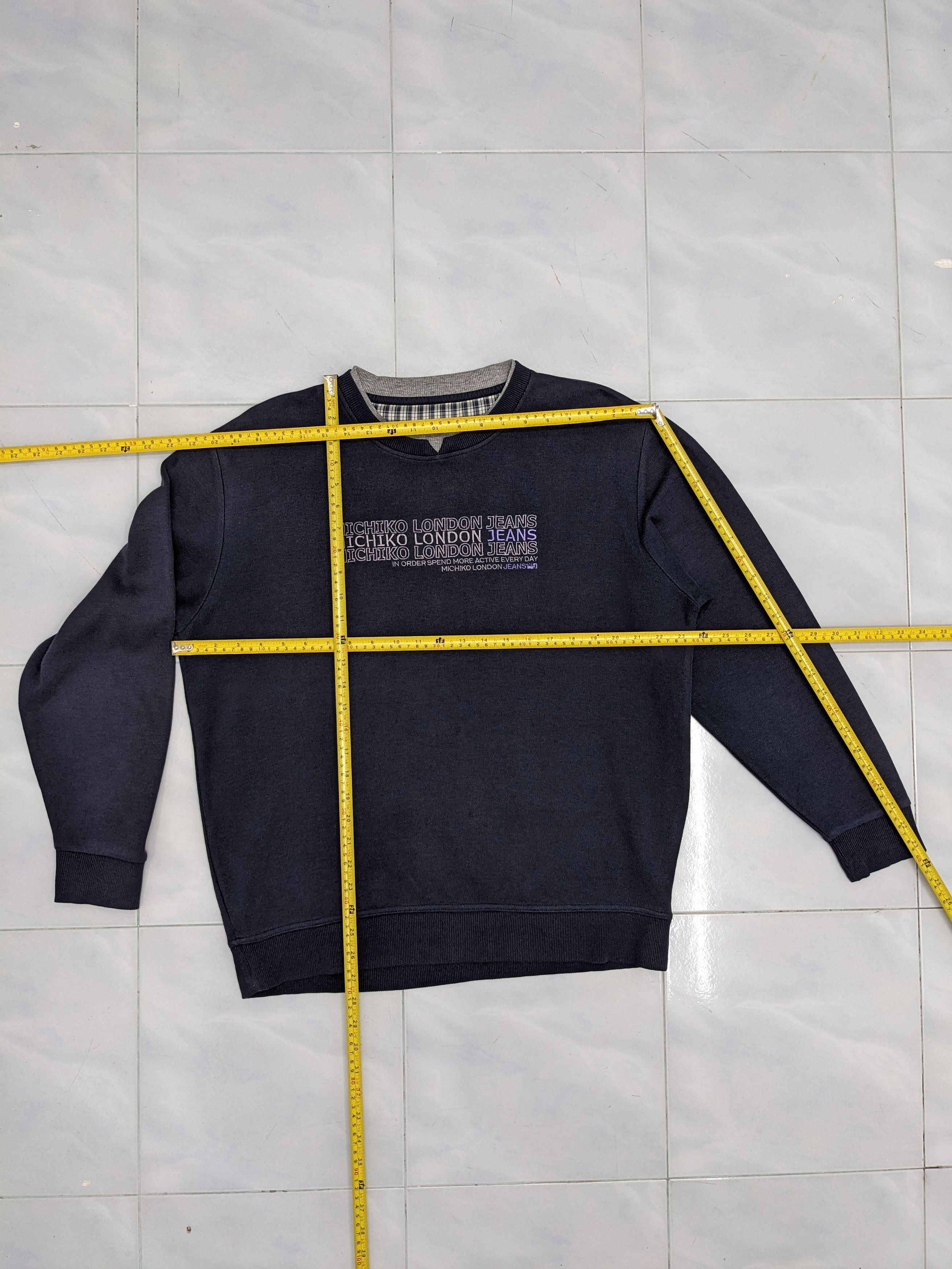 Michiko Koshino London JAPANESE BRAND MICHIKO KOSHINO LONDON JEANS SWEATSHIRT Size US XL / EU 56 / 4 - 7 Thumbnail