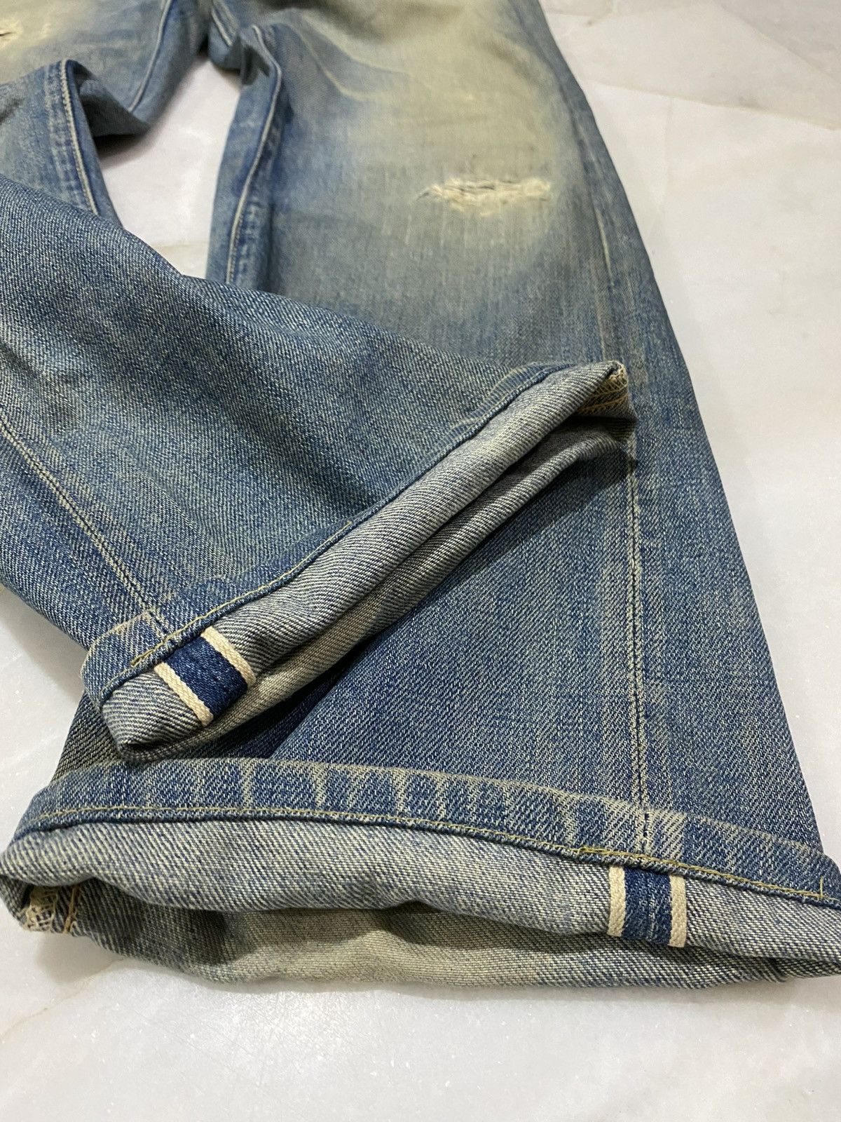 Levi's LEVIS BIG E LOT 37501 RIVETS SELVAGED Size US 28 / EU 44 - 3 Thumbnail