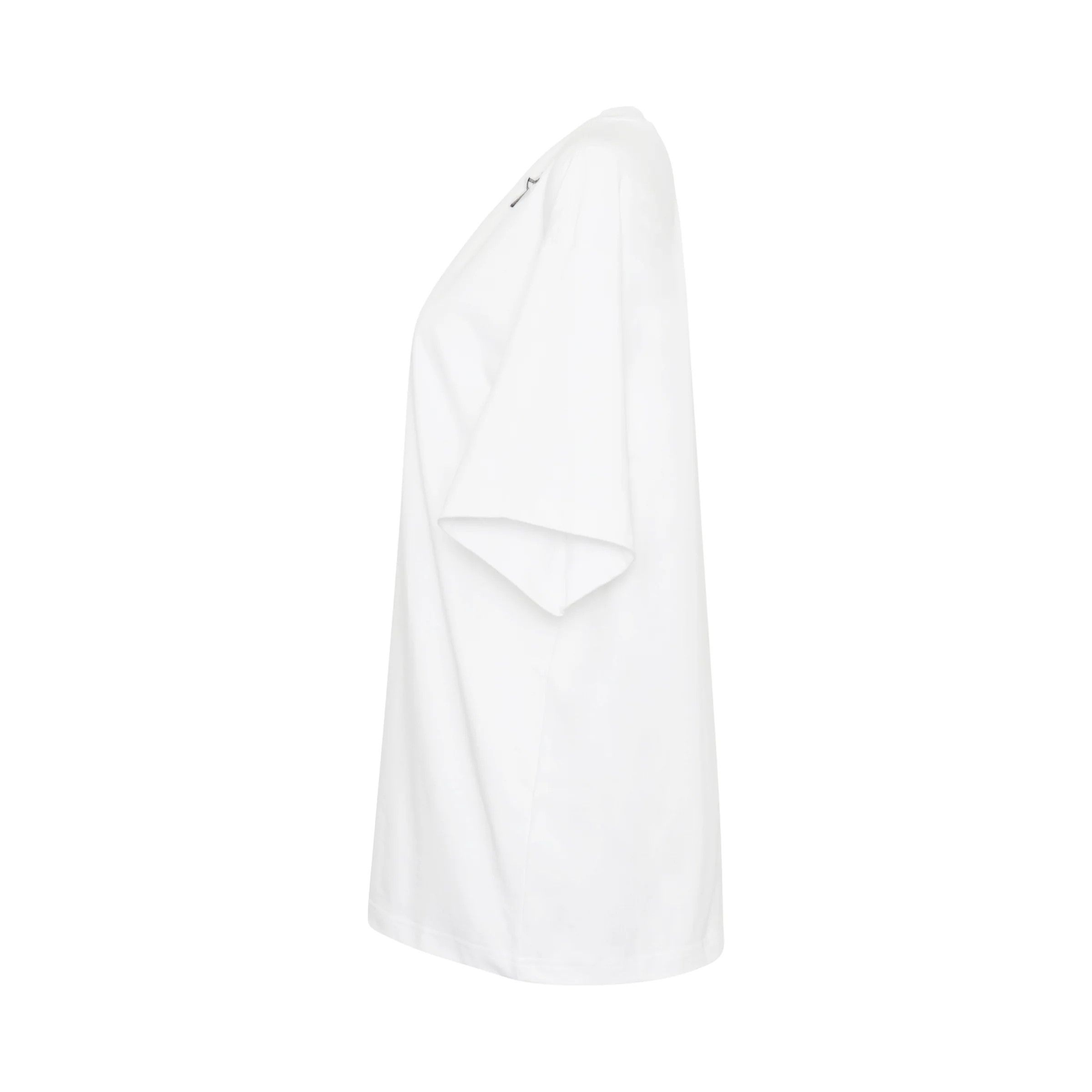 WE11DONE o1mris0824 T-Shirt in White Size US M / EU 48-50 / 2 - 2 Thumbnail