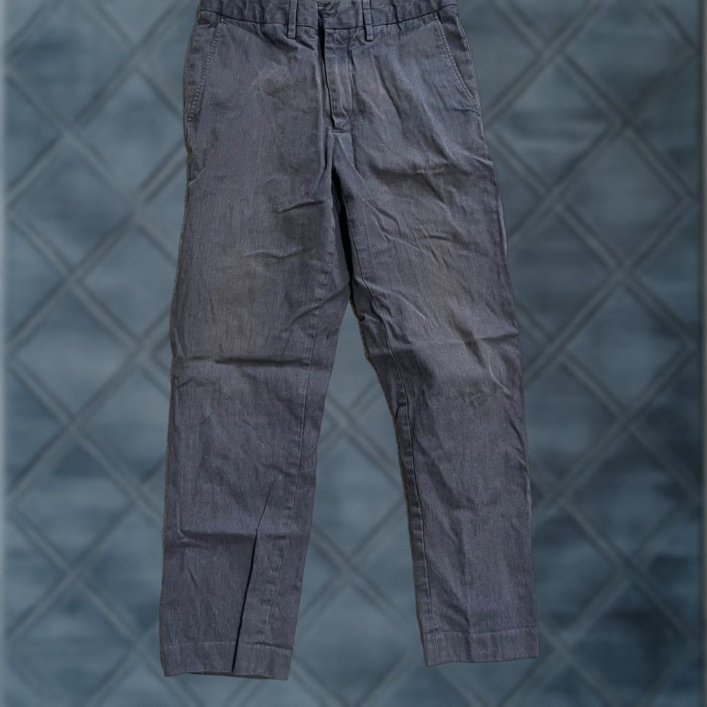 J.Crew VINTAGE J.CREW Bowery Dress Pants Men’s Slim Cotton 29x29 Blue Flat Front EUC Size US 29 - 1 Thumbnail