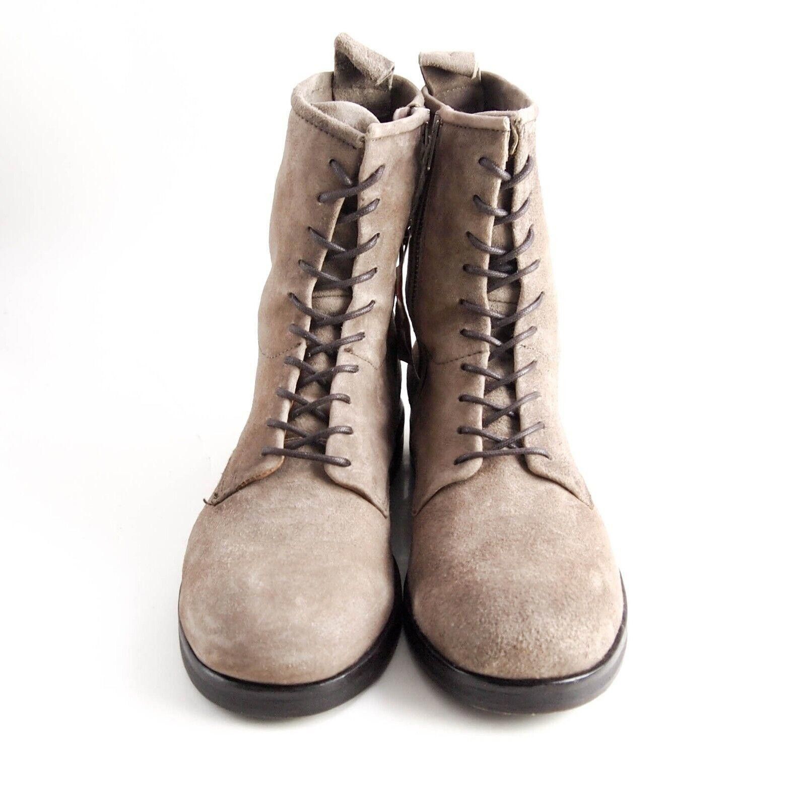Designer AS98 Combat Boots Brown Suede Size US 10.5 EU 43.5 Size US 10.5 / EU 43-44 - 3 Thumbnail