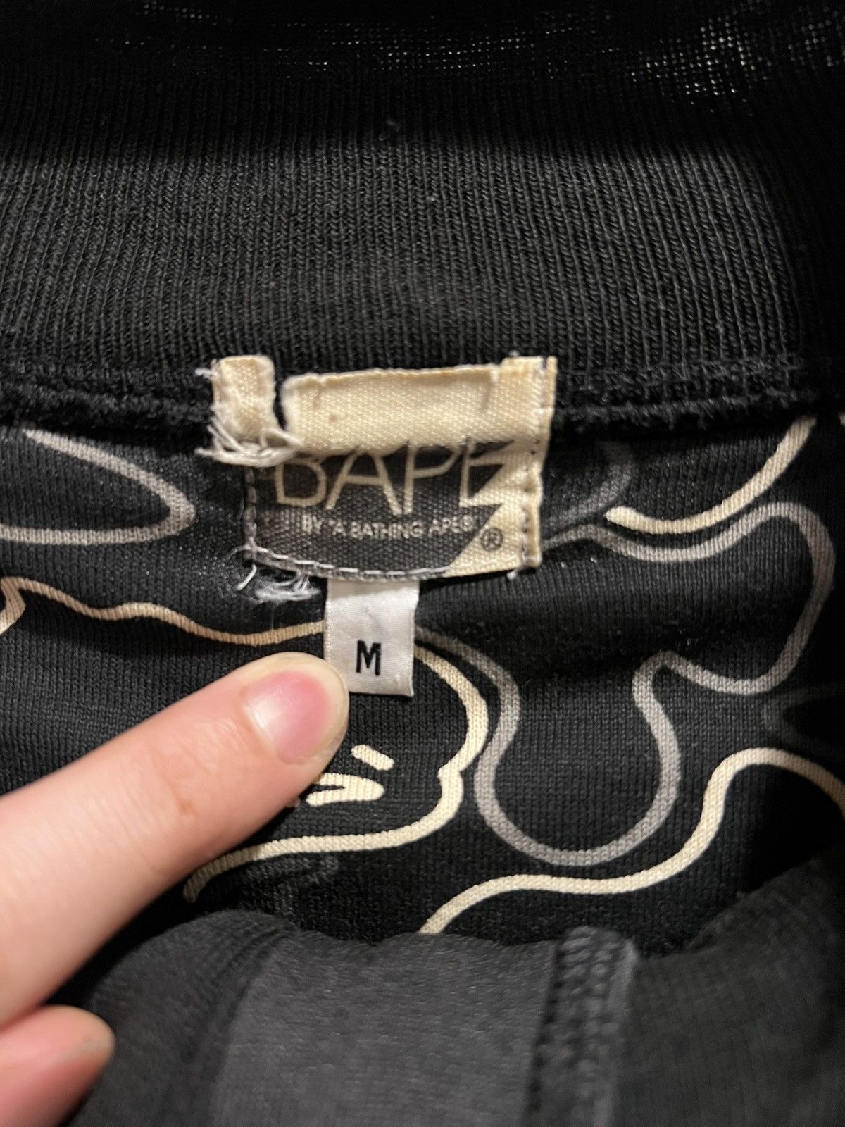 Bape A Bathing Ape 00's Pile Varsity Jacket Size US M / EU 48-50 / 2 - 4 Thumbnail