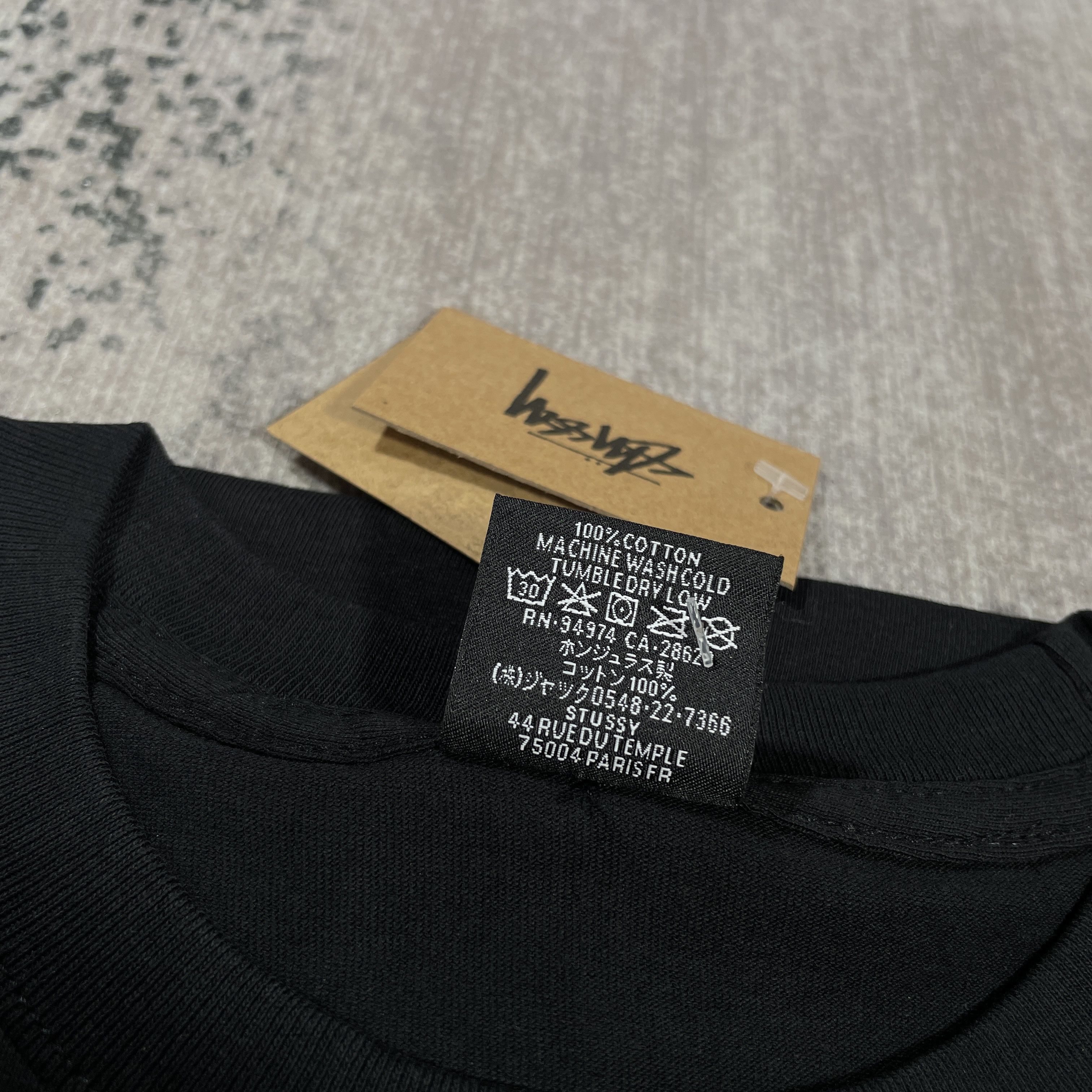 Stussy Stussy Logo Tee Card Black L Size US L / EU 52-54 / 3 - 5 Thumbnail