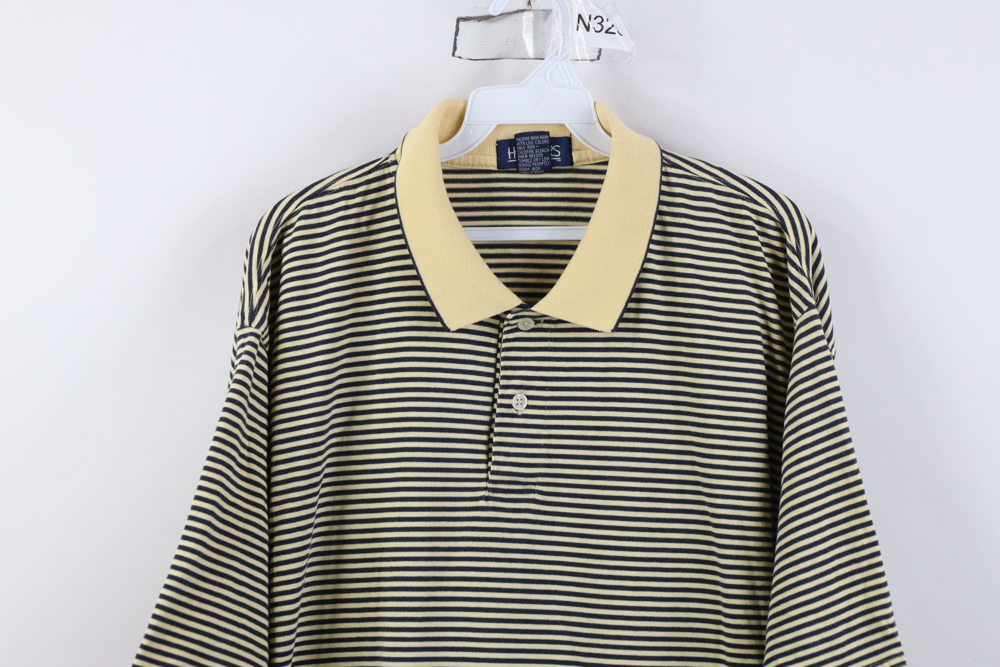 Vintage Vintage 90s Streetwear Striped Short Sleeve Golf Polo Shirt Size US XXL / EU 58 / 5 - 2 Thumbnail
