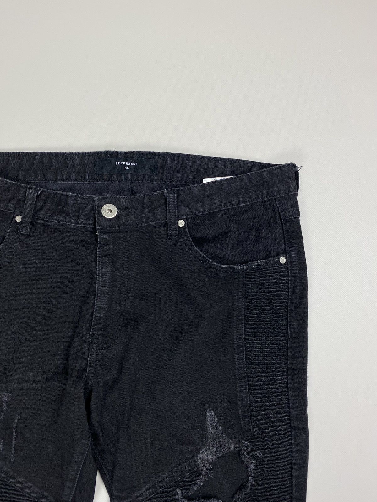 Represent Clo. Represent Skinny Biker Denim Size US 36 / EU 52 - 12 Thumbnail