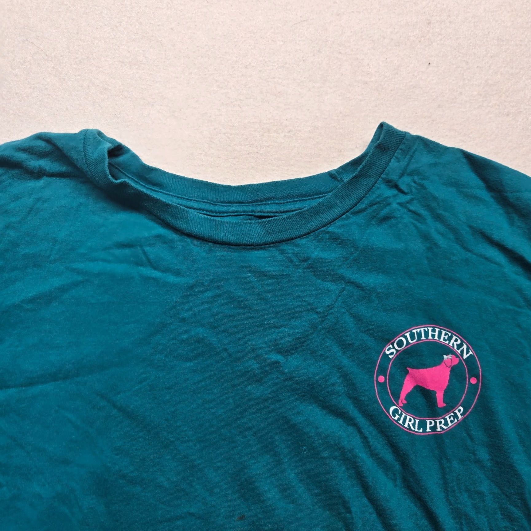 Vintage VINTAGE Southern Girl Prep T-Shirt Short Sleeve Women's 2XL Blue Casual Summer 90s Size XXL / US 16-18 / IT 52-54 - 3 Thumbnail