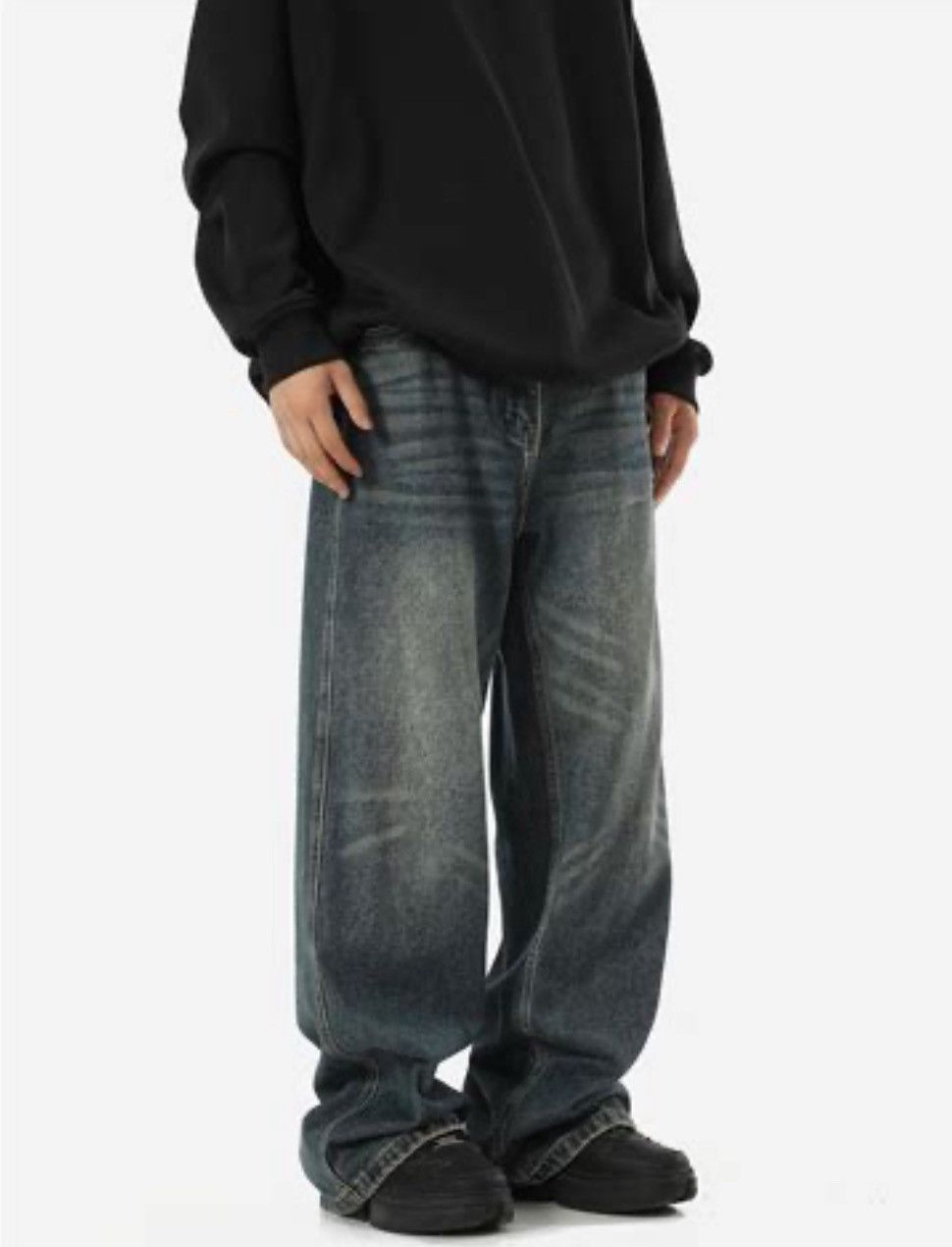 Other Peoples Fortune Leo Wide Leg Raw Ecru Denim | Grailed