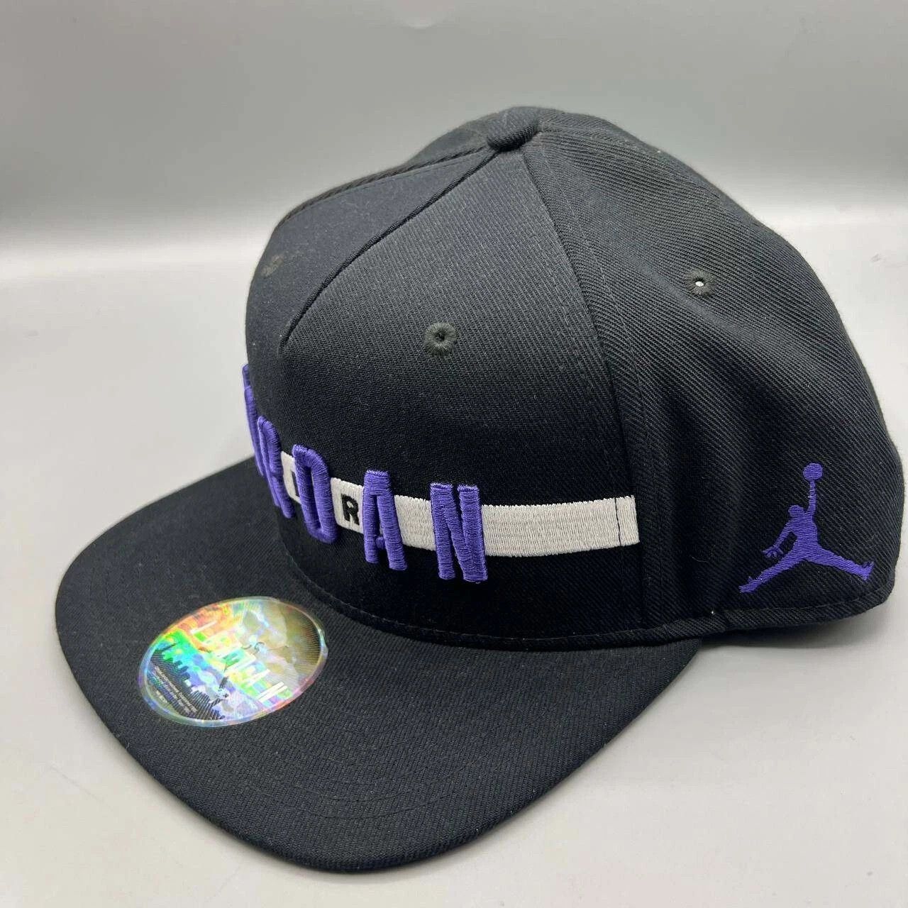 Jordan Brand Air Jordan Hat Men Black Embroidered Logo Jumpman Snap Back Size ONE SIZE - 7 Thumbnail